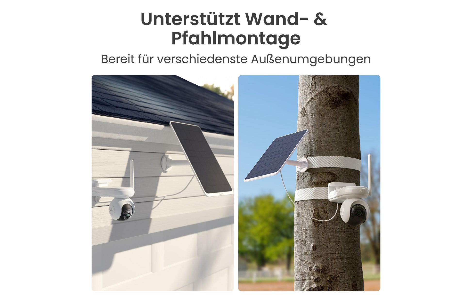 Reolink zubehör Reolink Solarpanel V3 – für Reolink Kameras mit USB-C – Weiss