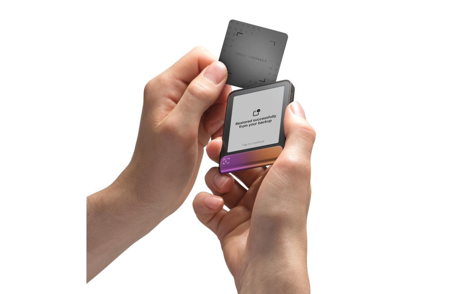 Ledger Flex Ferro Fuchsia Speichergerät – USB‑C, inkl. Recovery Key, für Android