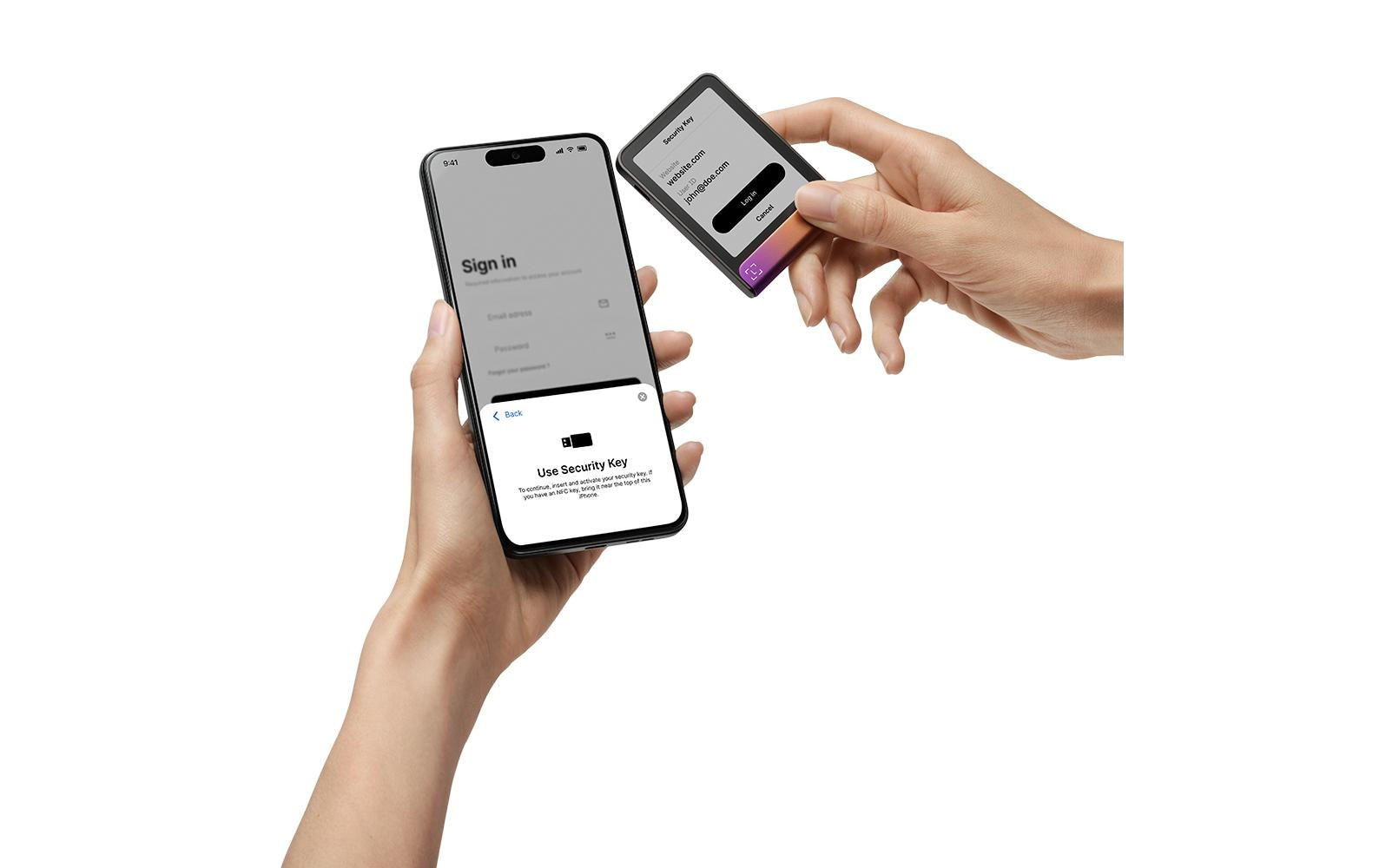 Ledger Flex Ferro Fuchsia Speichergerät – USB‑C, inkl. Recovery Key, für Android