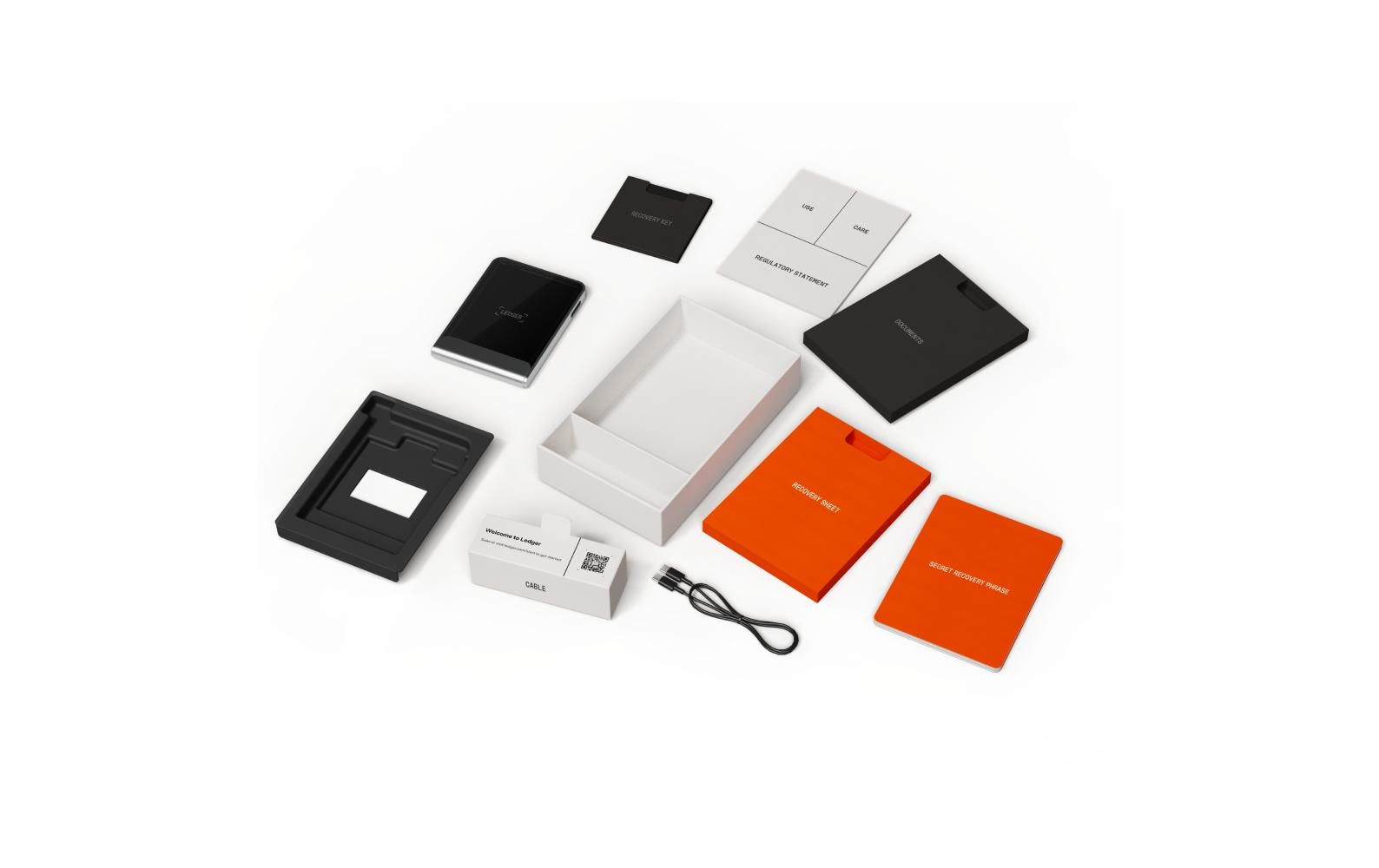 Ledger Flex Ferro Fuchsia Speichergerät – USB‑C, inkl. Recovery Key, für Android