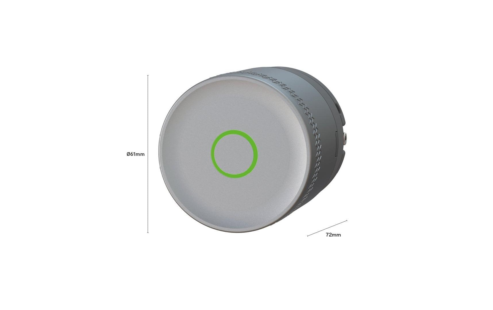 Yale Smart Lock Linus L2 Lite – für Drehknopfzylinder (mit Yale Adapter), Schwarz, Batteriebetrieben