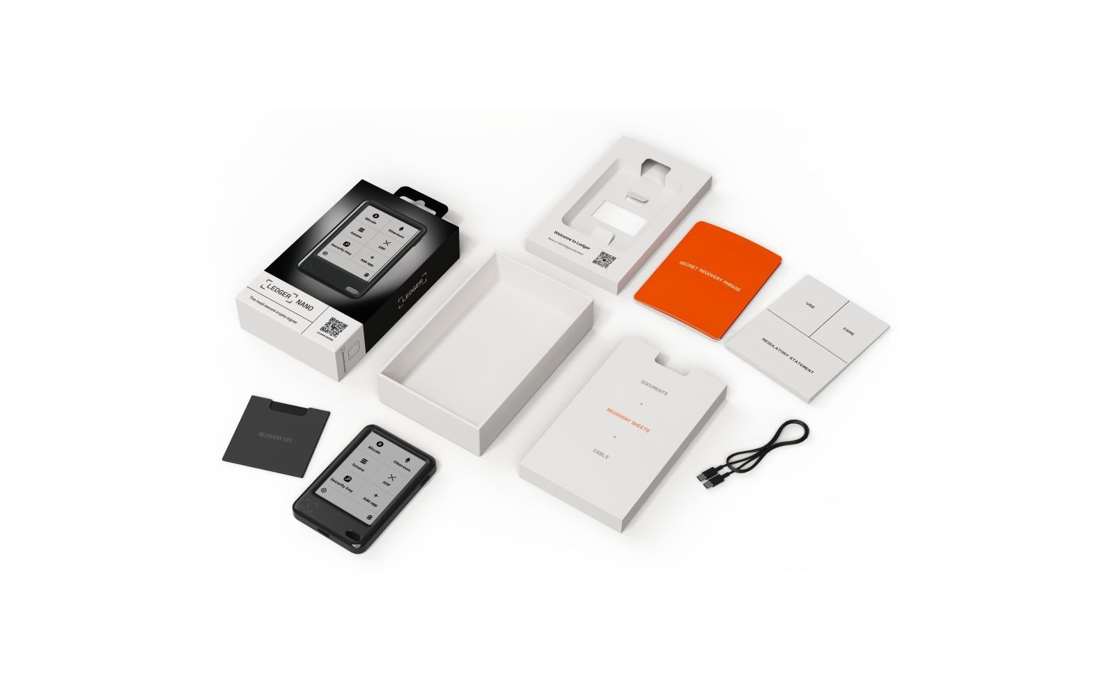 Ledger Nano Gen5 Speichergerät – Bluetooth, inkl. Recovery Key, für Android