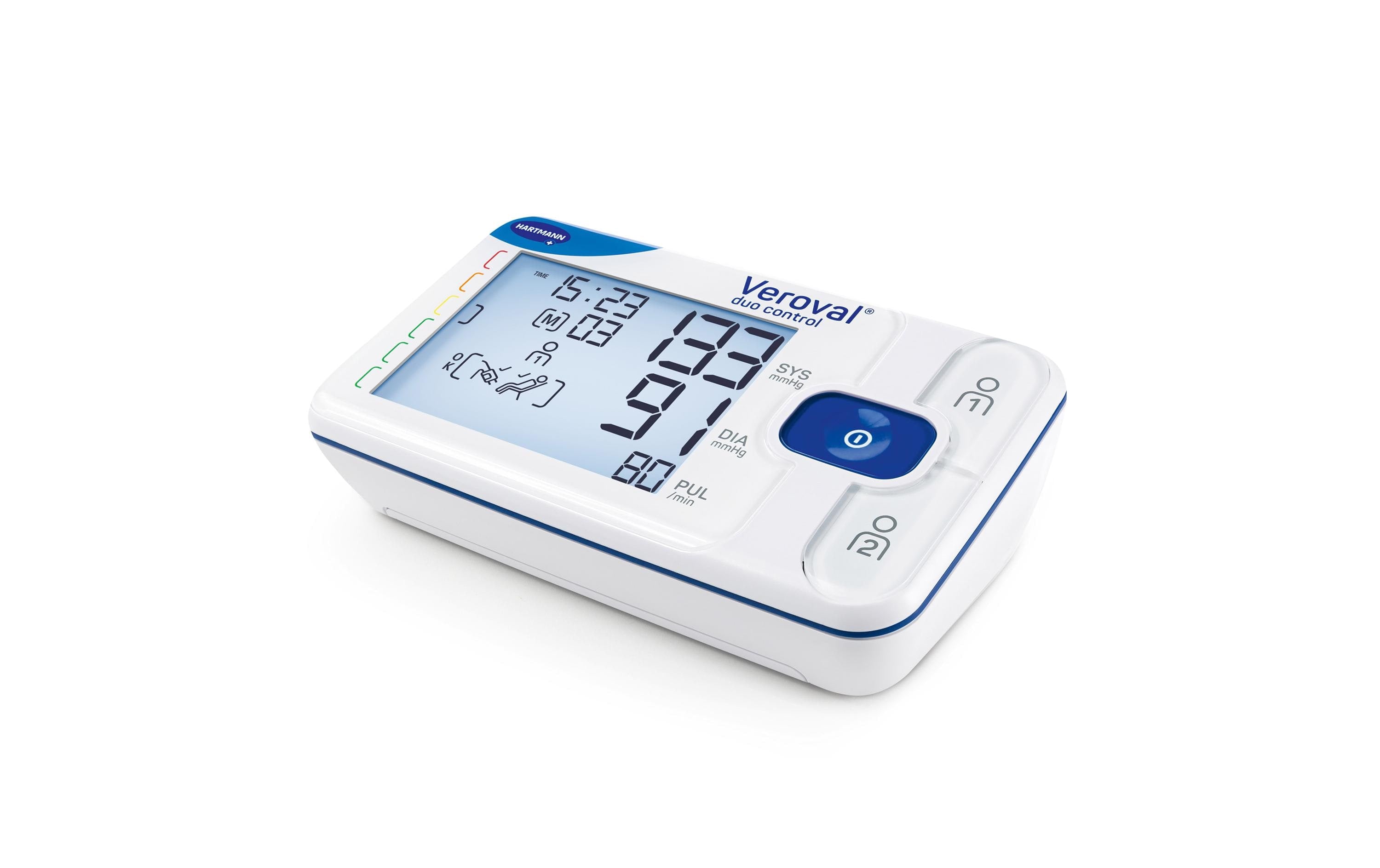 Veroval Oberarm-Blutdruckmessgerät Duo Control L – Arrhythmie-Erkennung, Bluetooth – 200 Speicherplätze