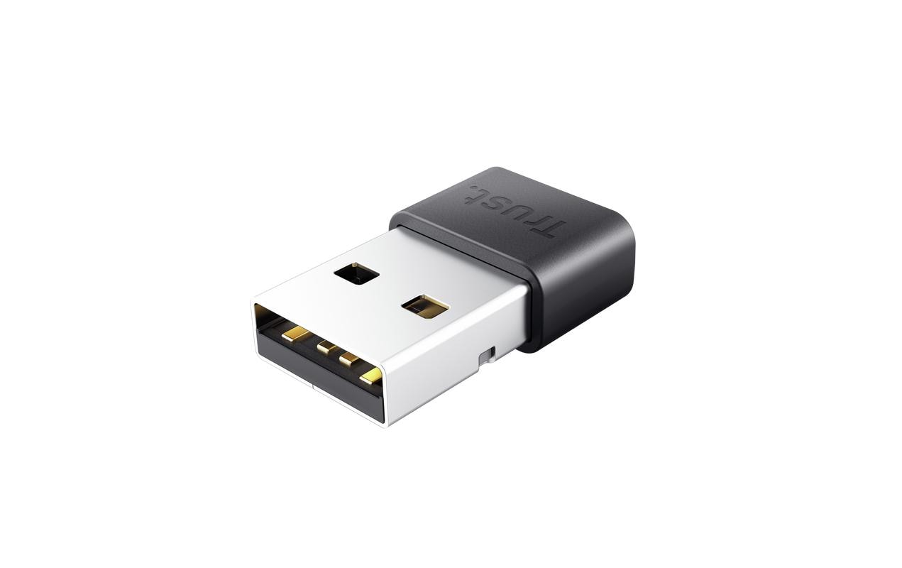 Trust Myna USB-Bluetooth-Adapter – Bluetooth 5.4, USB-A, 10 m Reichweite – für Bluetooth-Geräte, PC/Laptop