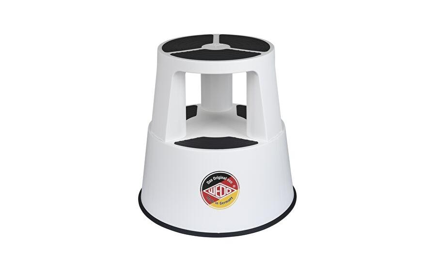 WEDO SuperStep Rollhocker – Polypropylen – Weiss, bis 150 kg