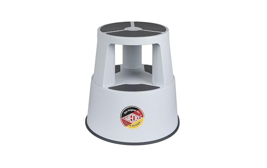 Wedo SuperStep Trittschemel – Kunststoff – Hellgrau, bis 150 kg