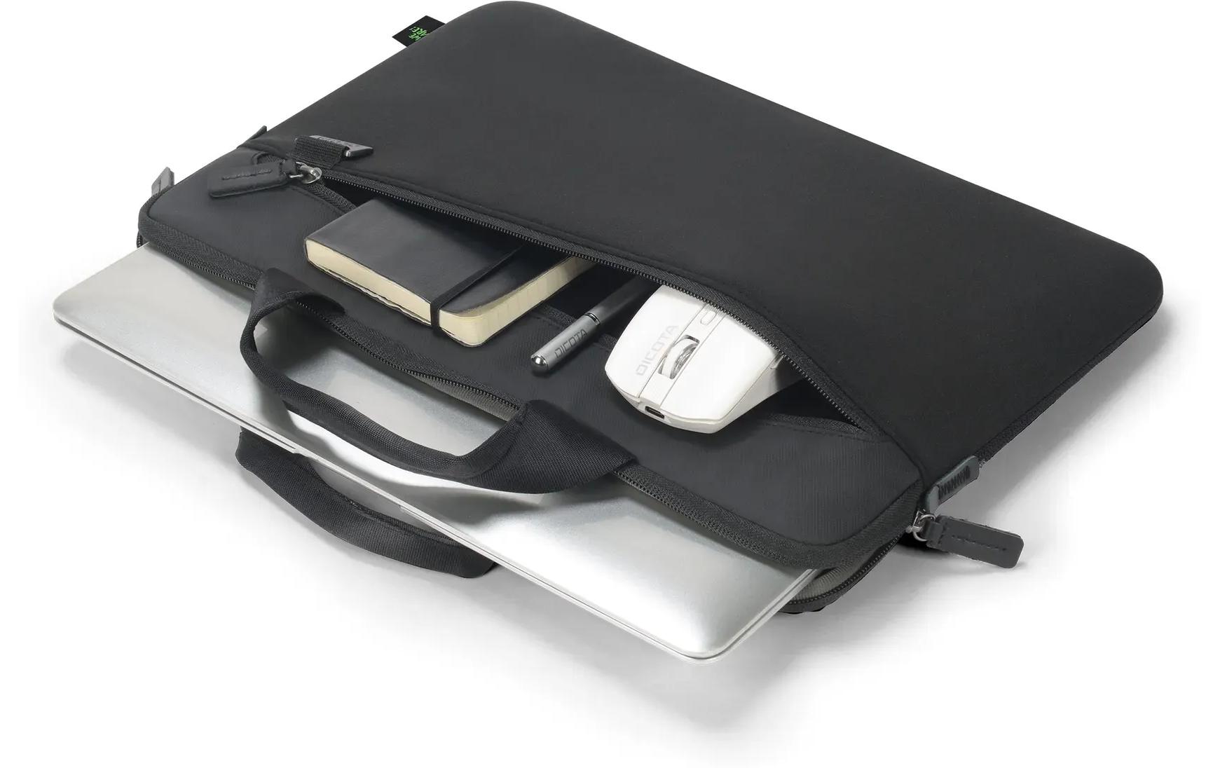 DICOTA SLEEVE PLUS FIVE Notebook-Schutzhülle 13" – Schwarz