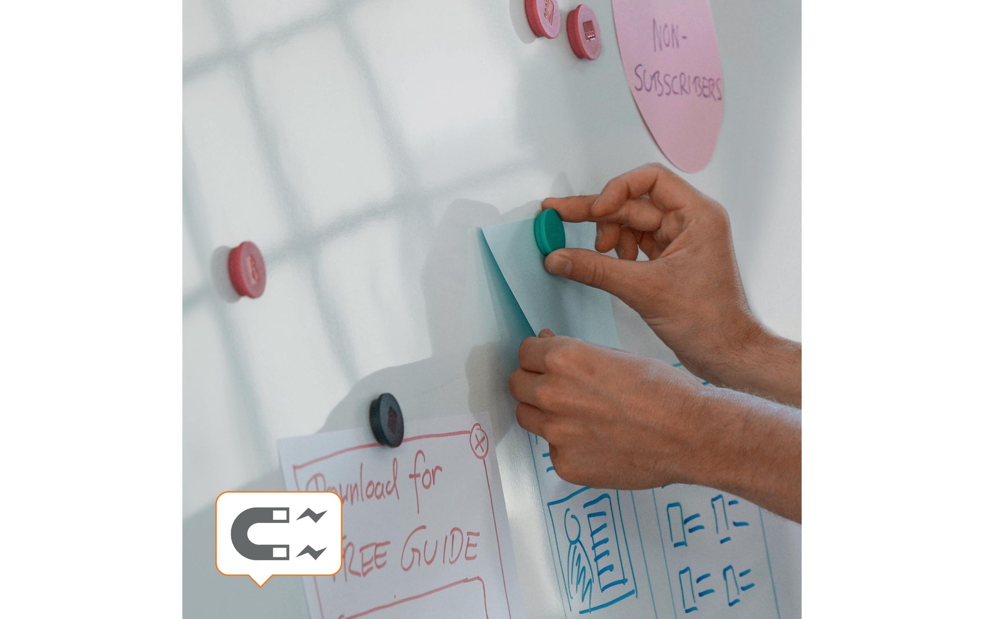 Nobo Whiteboard – 150 × 100 cm, Emaille, magnetisch, Aluminiumrahmen, Wandmontage, inkl. Stifteablage