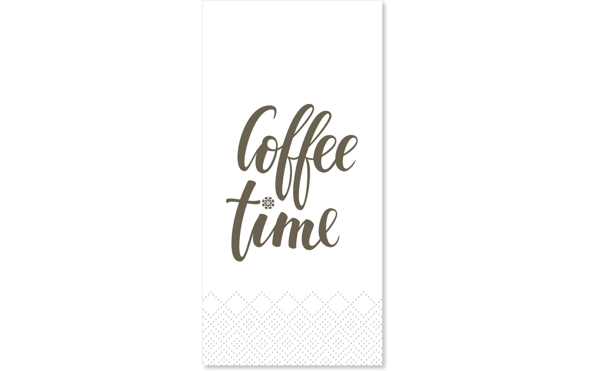 Chic Antique Serviette Coffee Time, Papier – 20 × 10 cm, mokka/weiss – 16 Stk.