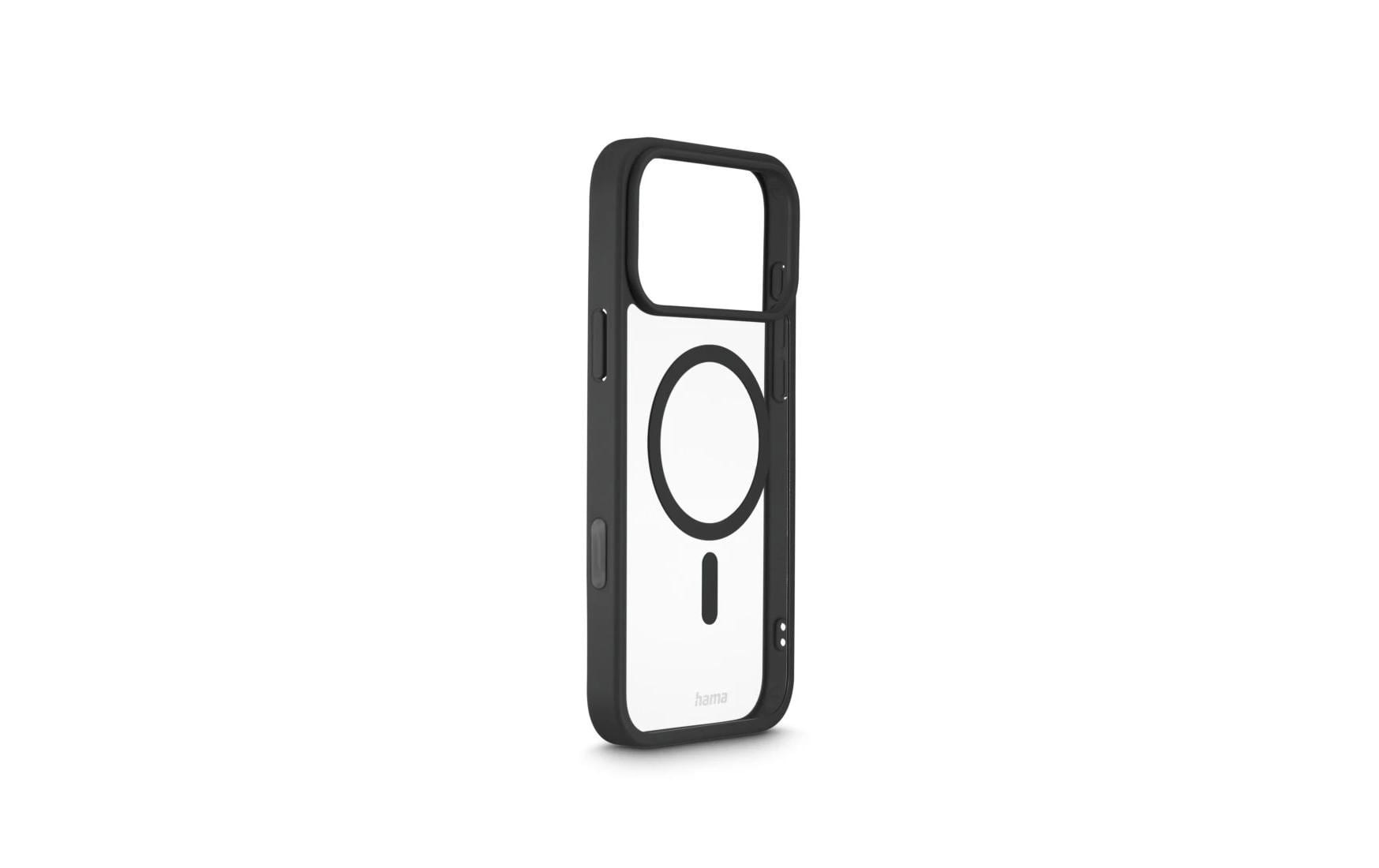Hama Frame Protect Backcover – für Apple iPhone 17 Pro Max, MagSafe, PC+TPU, schwarz