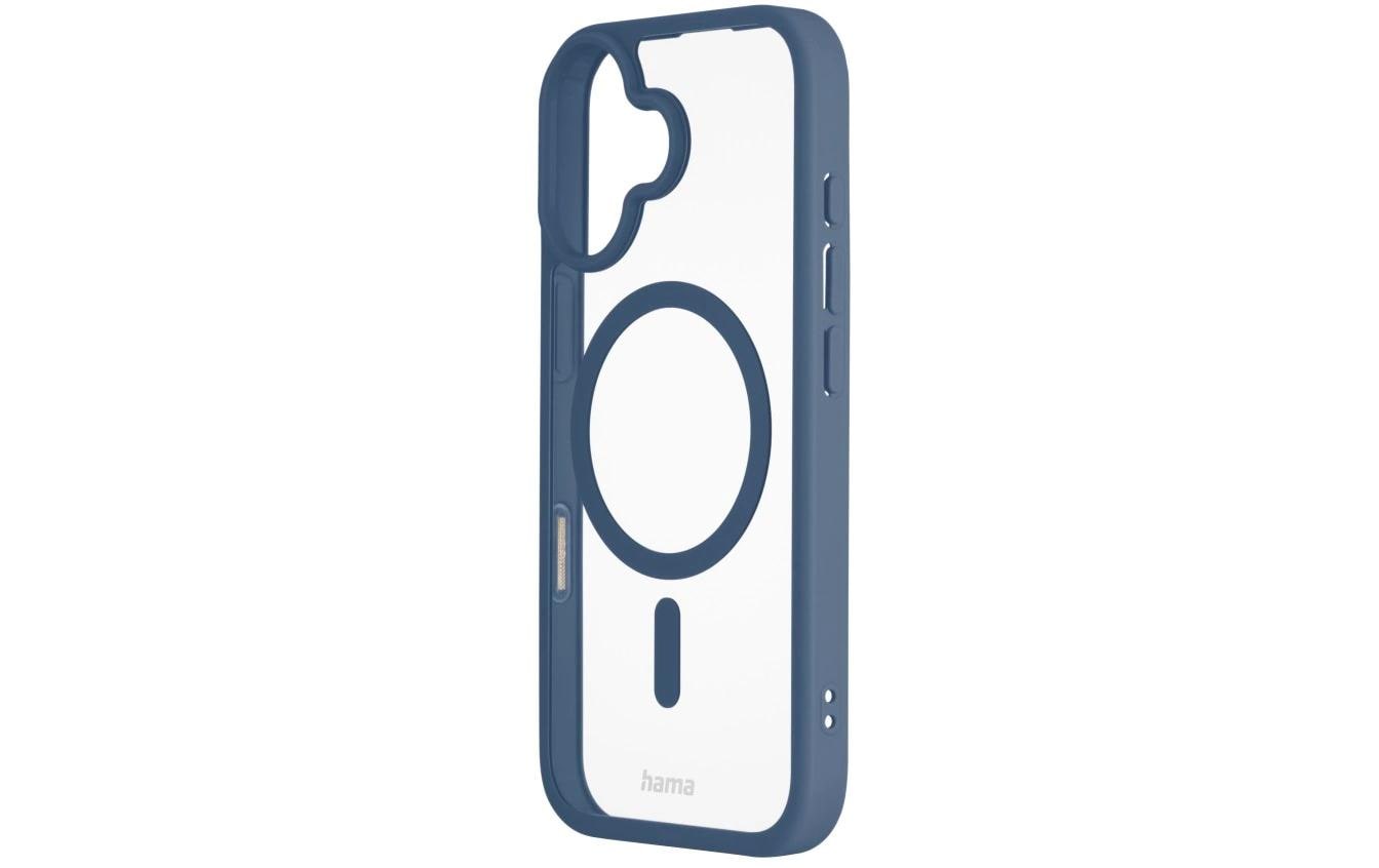 Hama Frame Protect Backcover – für Apple iPhone 17 – MagSafe, PC+TPU, blau/transparent