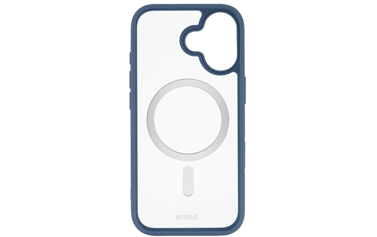 Hama Frame Protect Backcover – für Apple iPhone 17 – MagSafe, PC+TPU, blau/transparent
