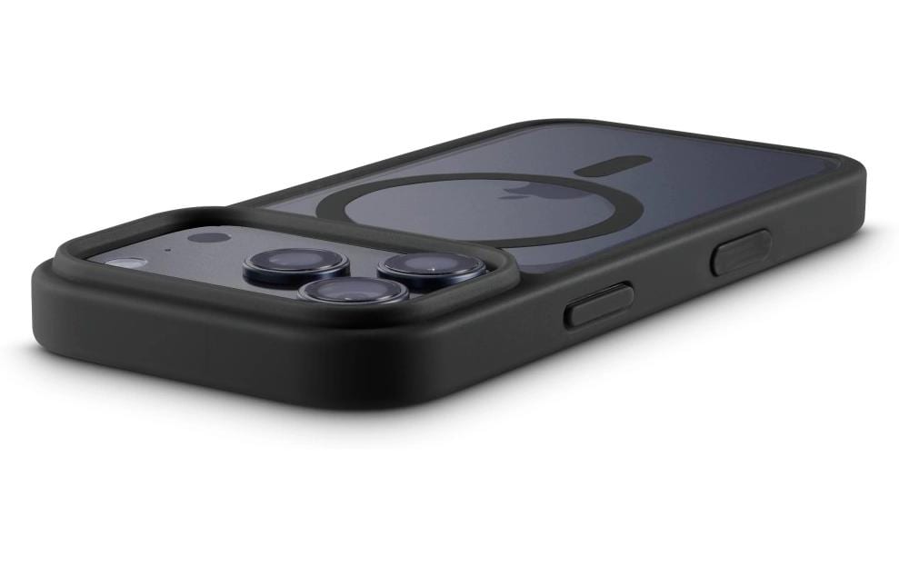 Hama Frame Protect – Backcover – für Apple iPhone 17 Pro – MagSafe, PC+TPU, schwarz/transparent
