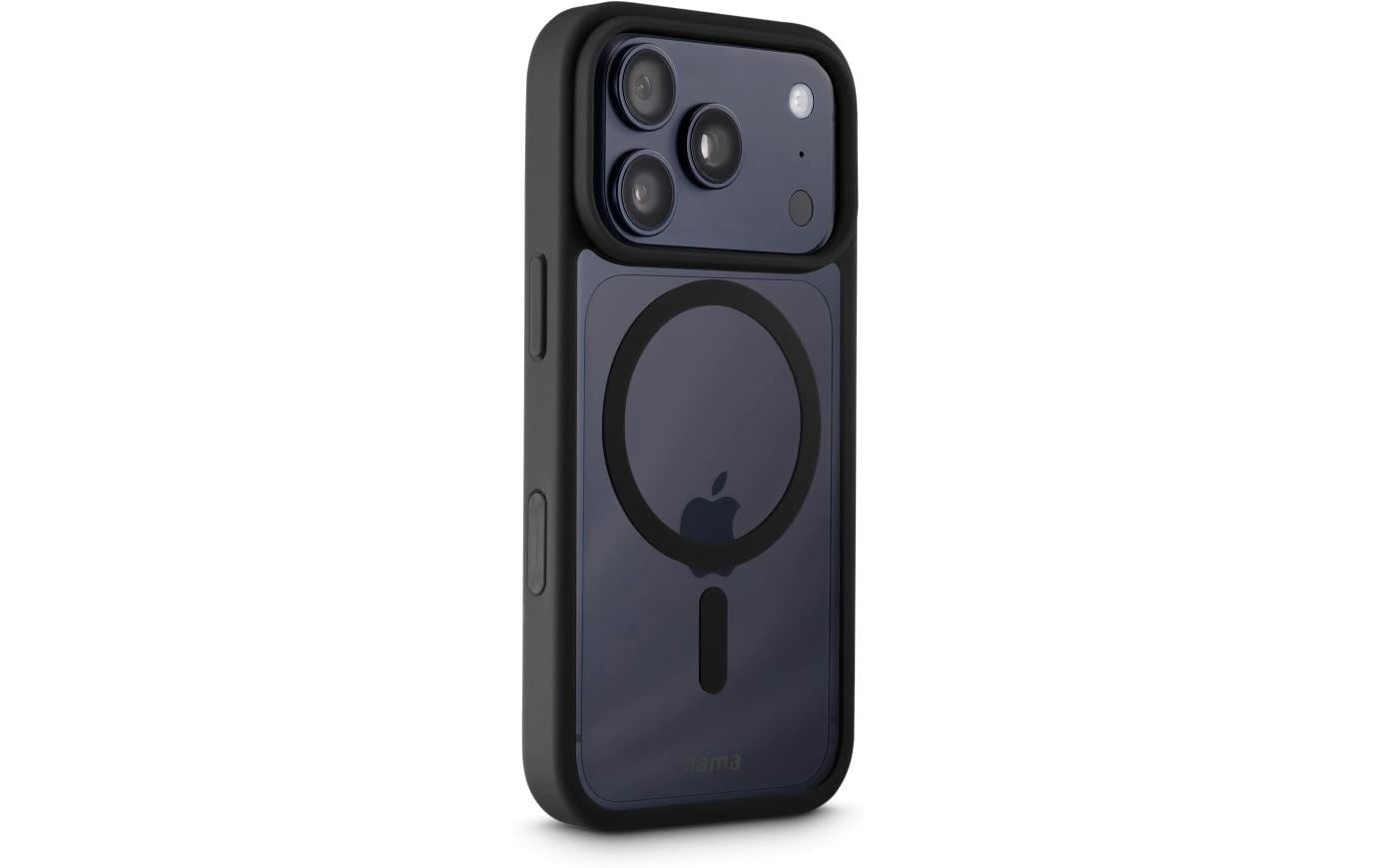 Hama Frame Protect – Backcover – für Apple iPhone 17 Pro – MagSafe, PC+TPU, schwarz/transparent