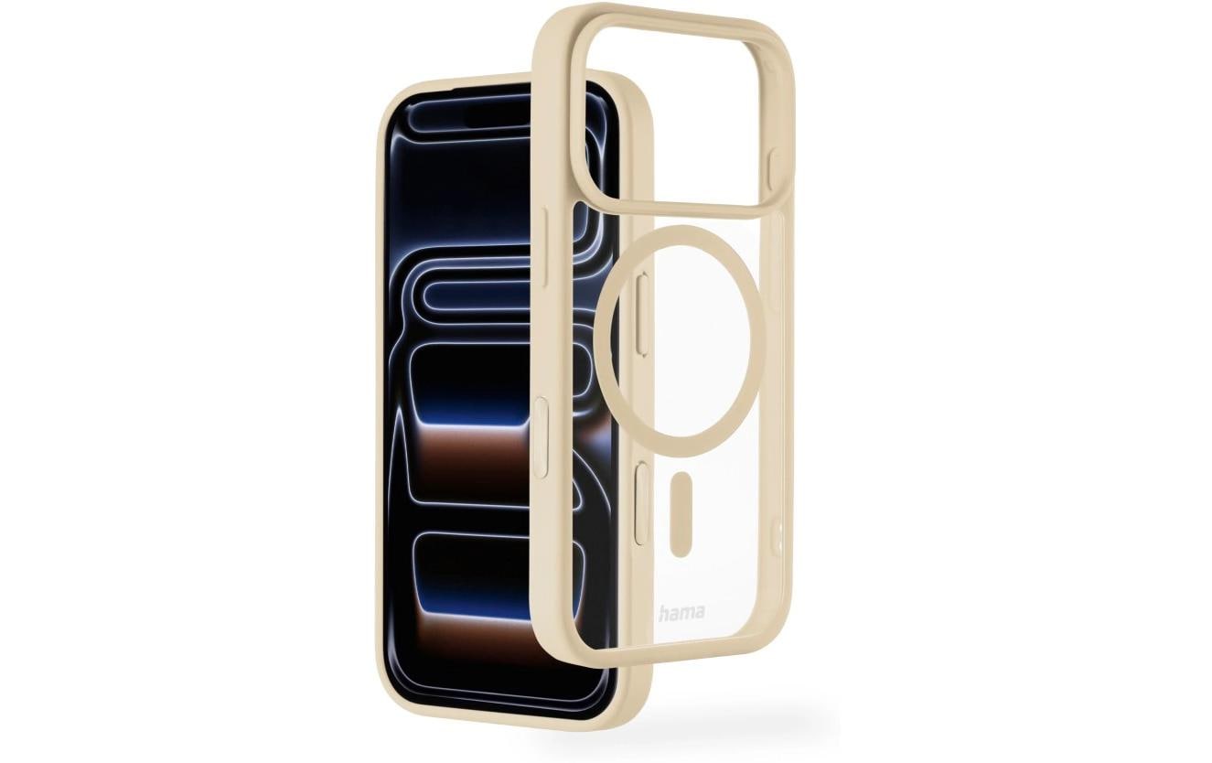 Hama Frame Protect Backcover – für Apple iPhone 17 Pro, MagSafe, TPU, Transparent