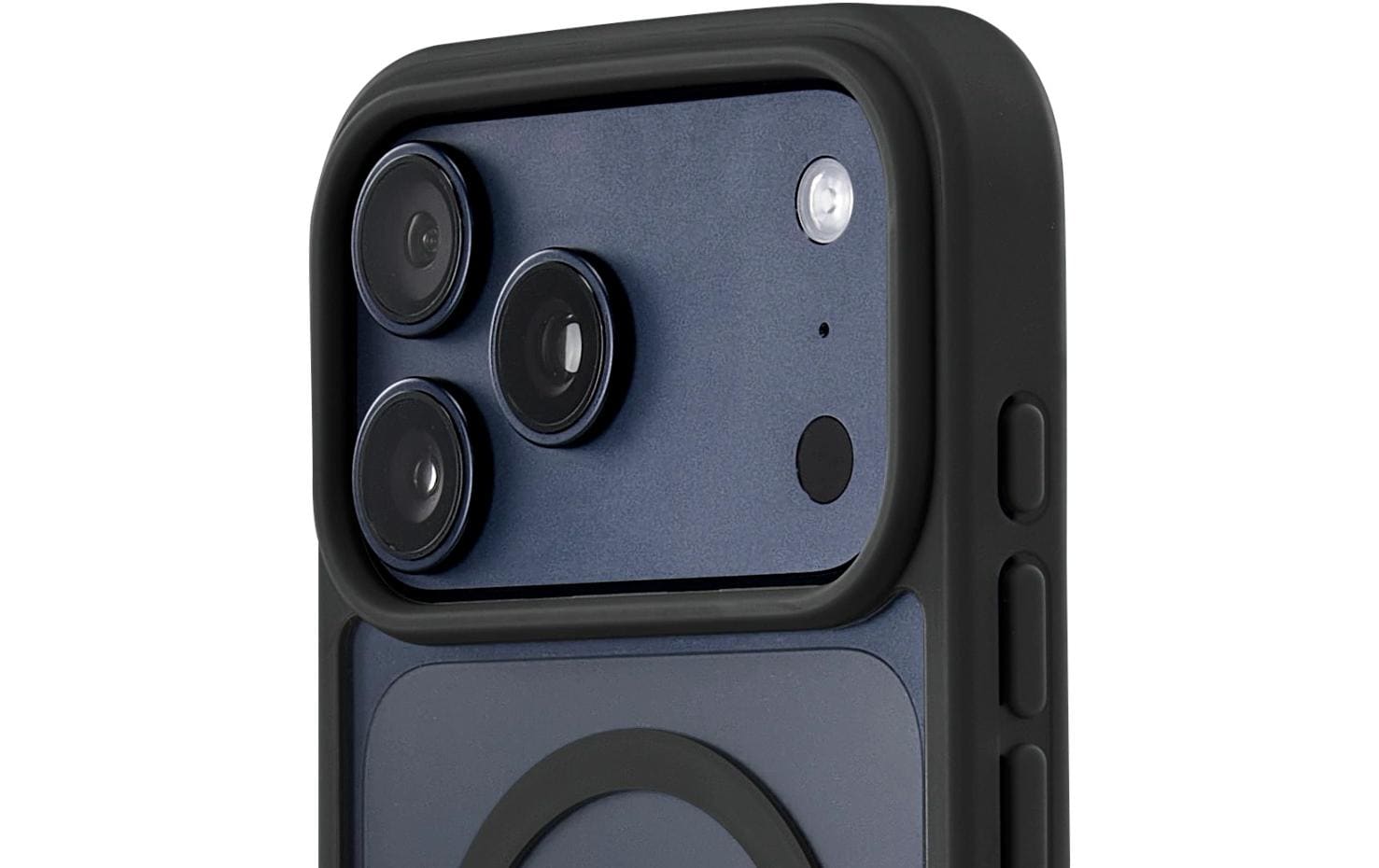 Hama Frame Protect Backcover – für Apple iPhone 17 Pro Max, MagSafe, PC+TPU, schwarz