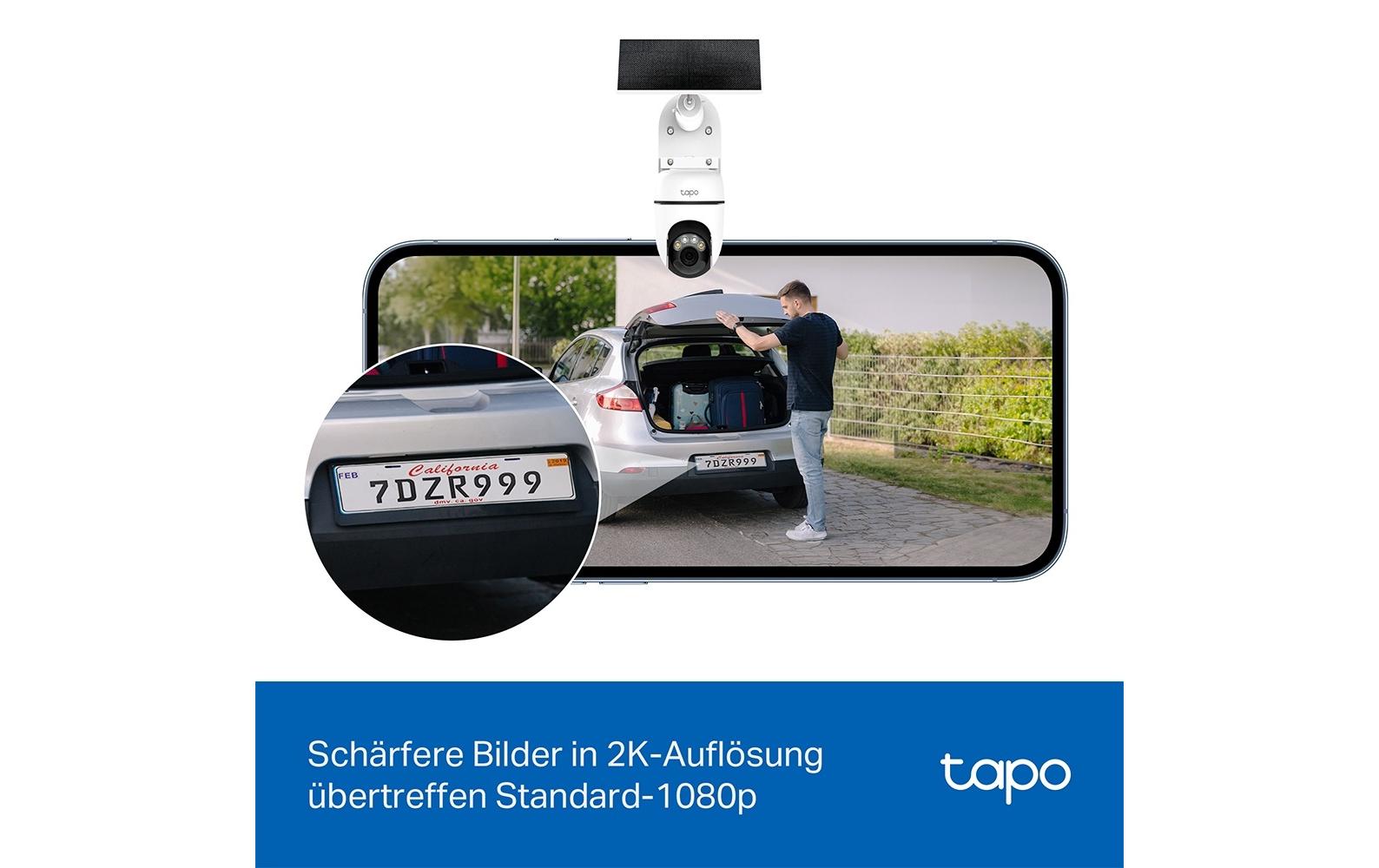 TP-Link Tapo C610 Netzwerkkamera – 3 MP, Reichweite 10 m, IP65, für Amazon Alexa, Weiss
