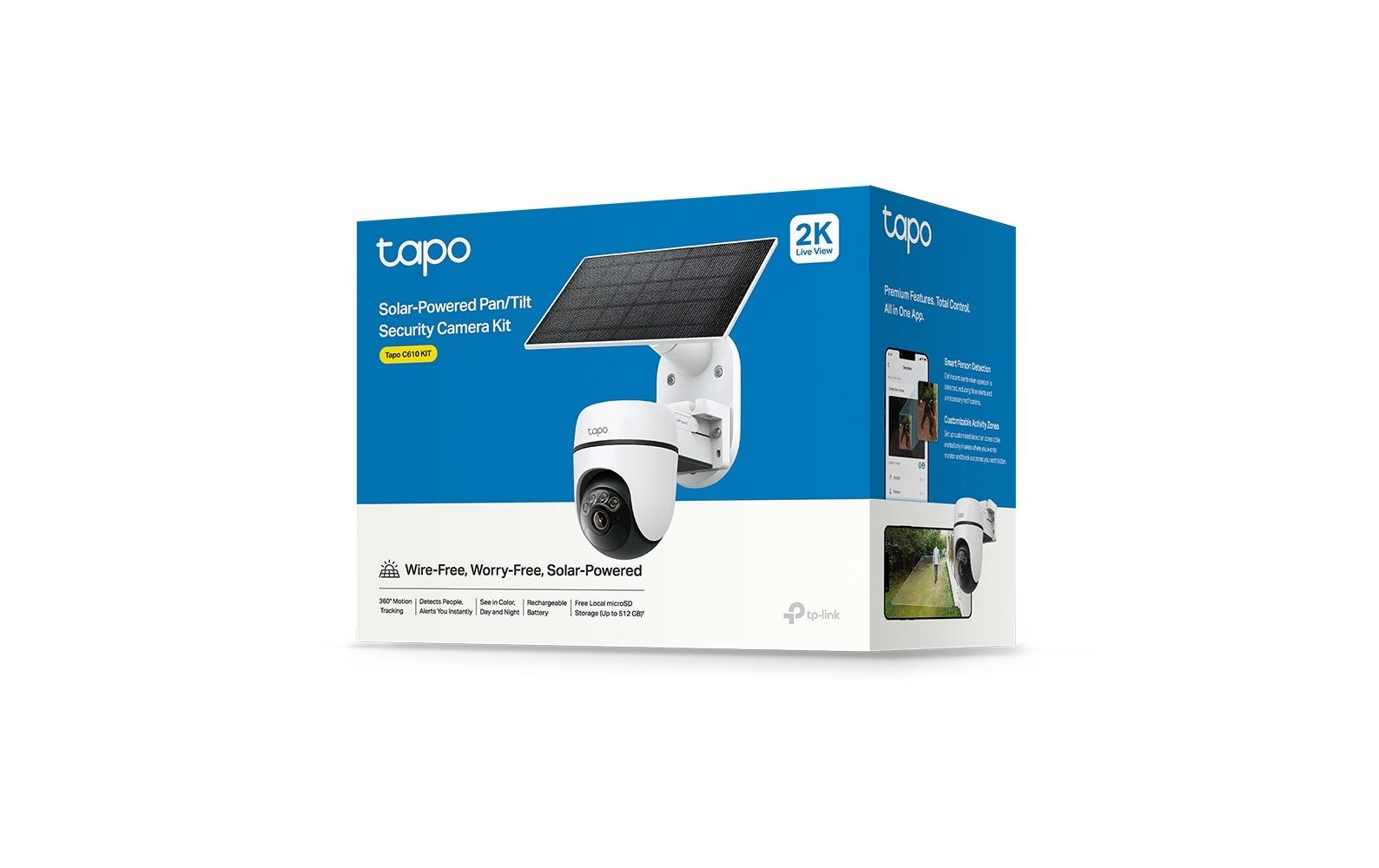 TP-Link Tapo C610 Netzwerkkamera – 3 MP, Reichweite 10 m, IP65, für Amazon Alexa, Weiss