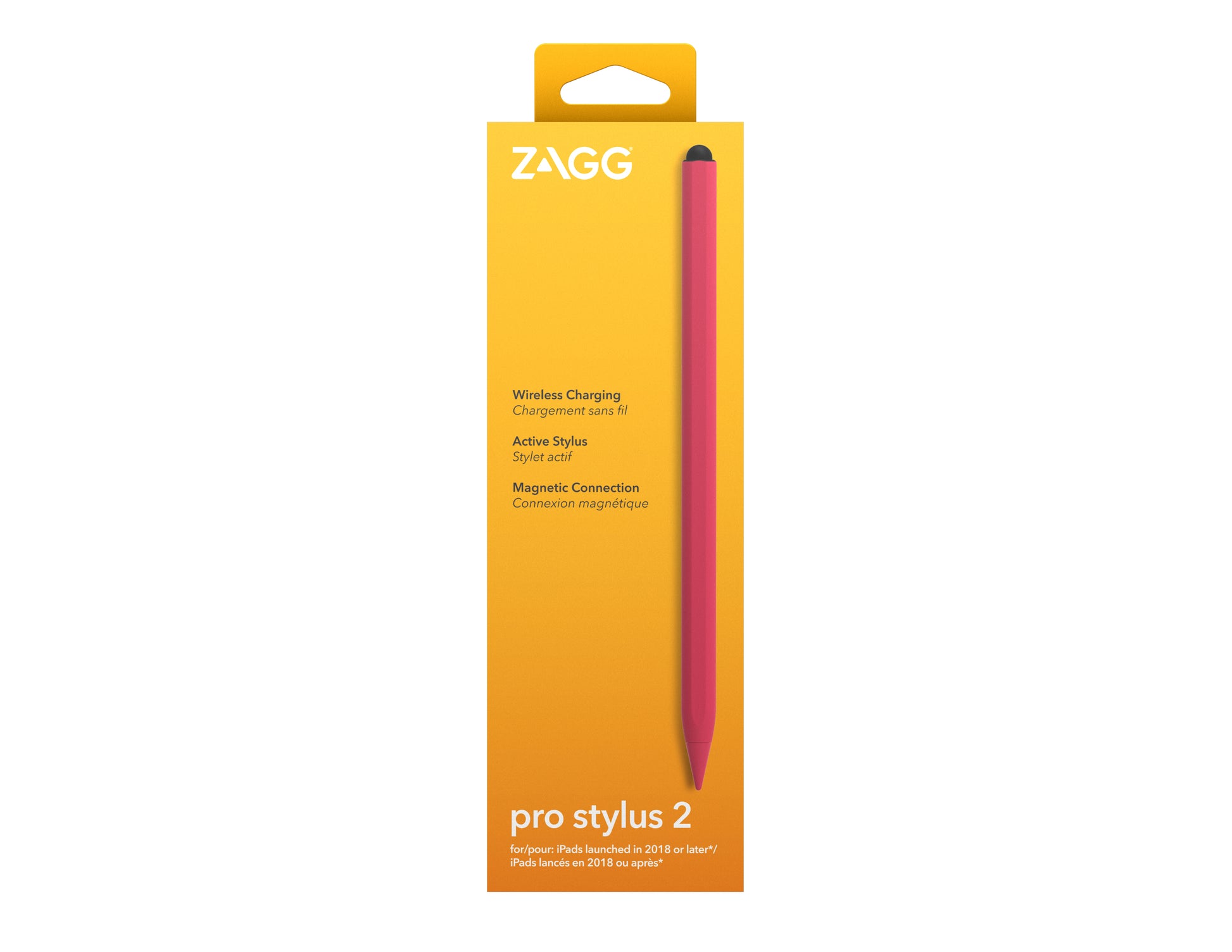 ZAGG Eingabestift für iPad Pro 11", iPad Pro 12,9" – 6,5 h Akkulaufzeit – Pink