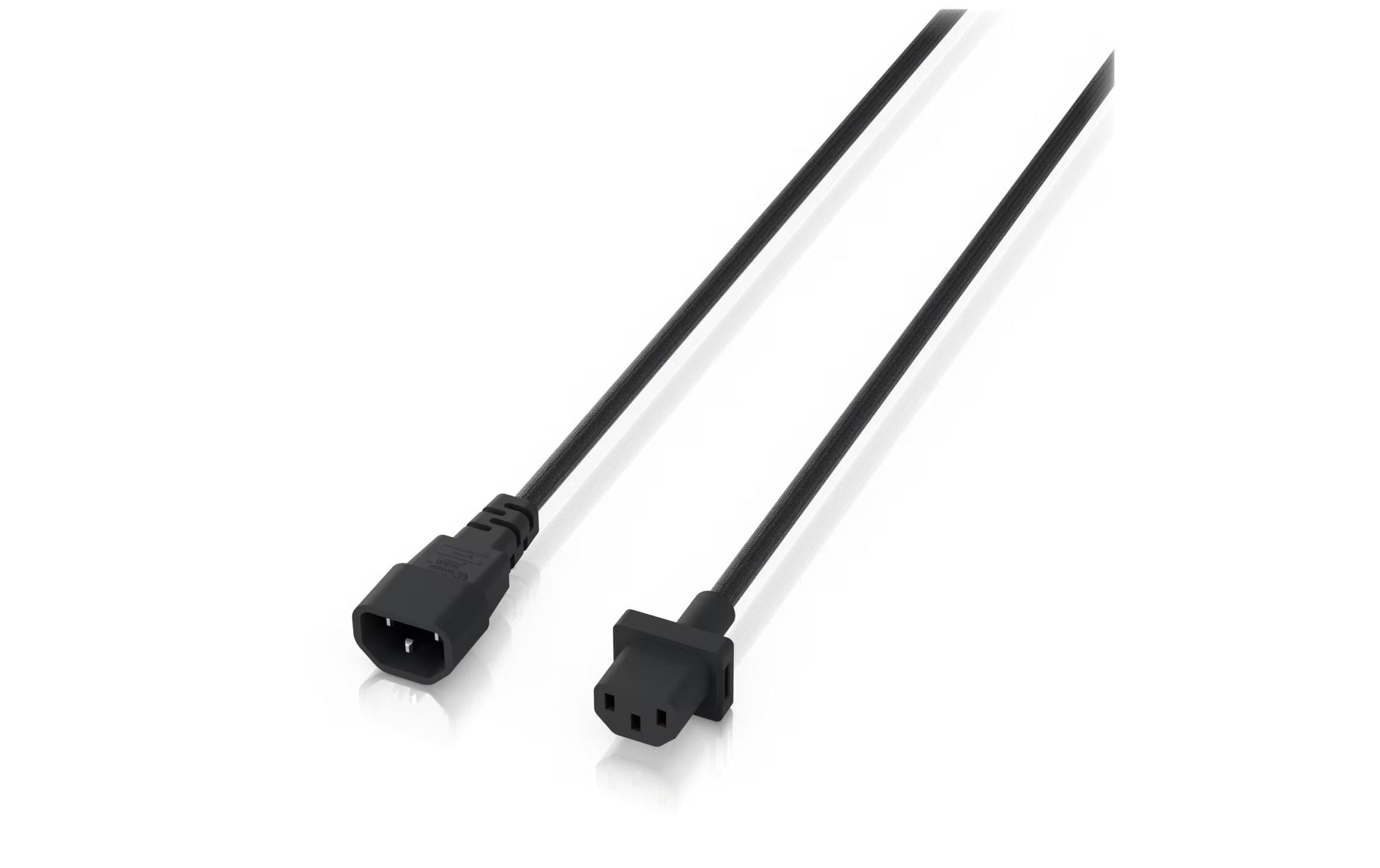 Ubiquiti Netzkabel – IEC C14 zu IEC C13, 1,8 m, 250 V/10 A, schwarz
