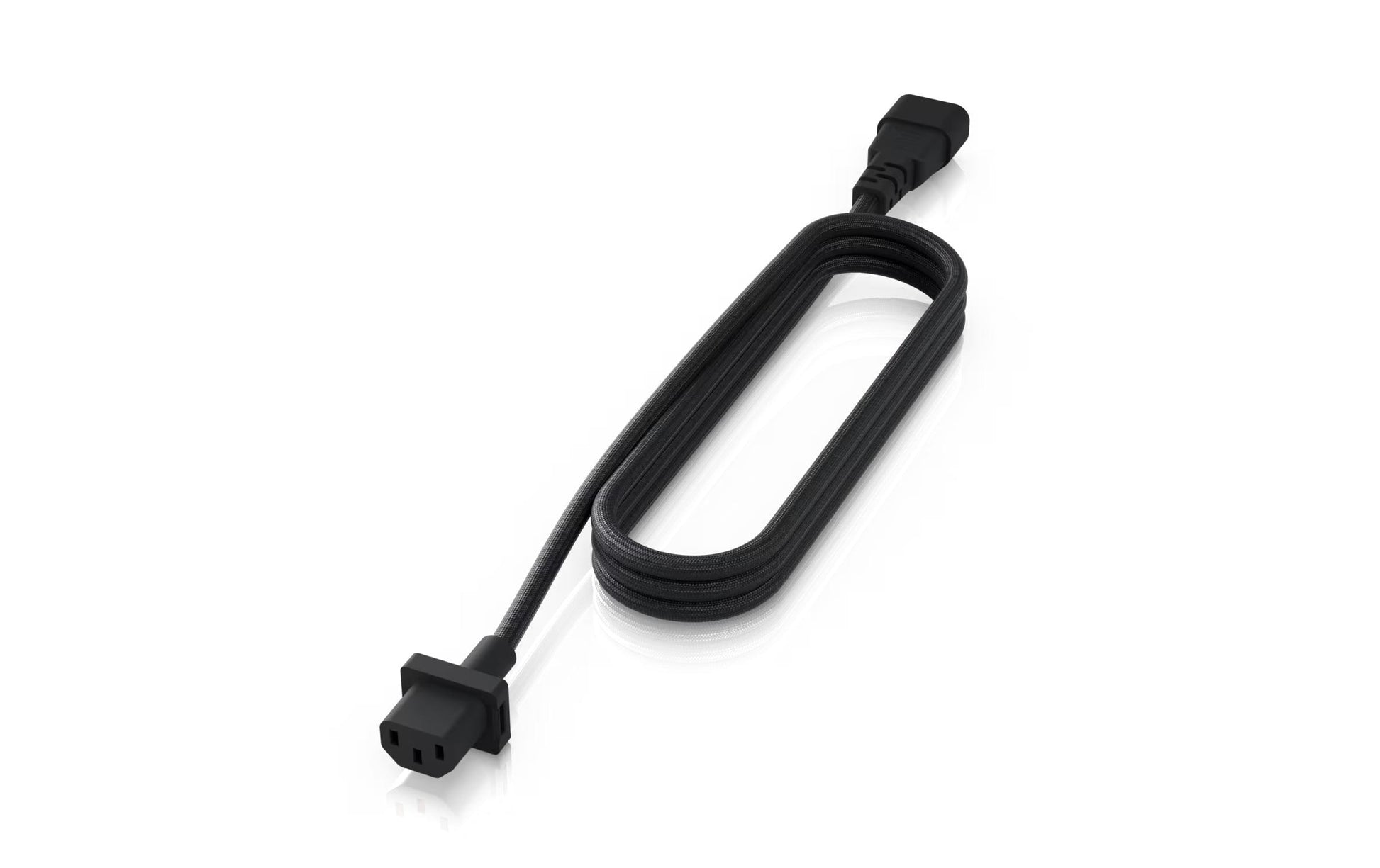 Ubiquiti Netzkabel – IEC C14 zu IEC C13, 1,8 m, 250 V/10 A, schwarz