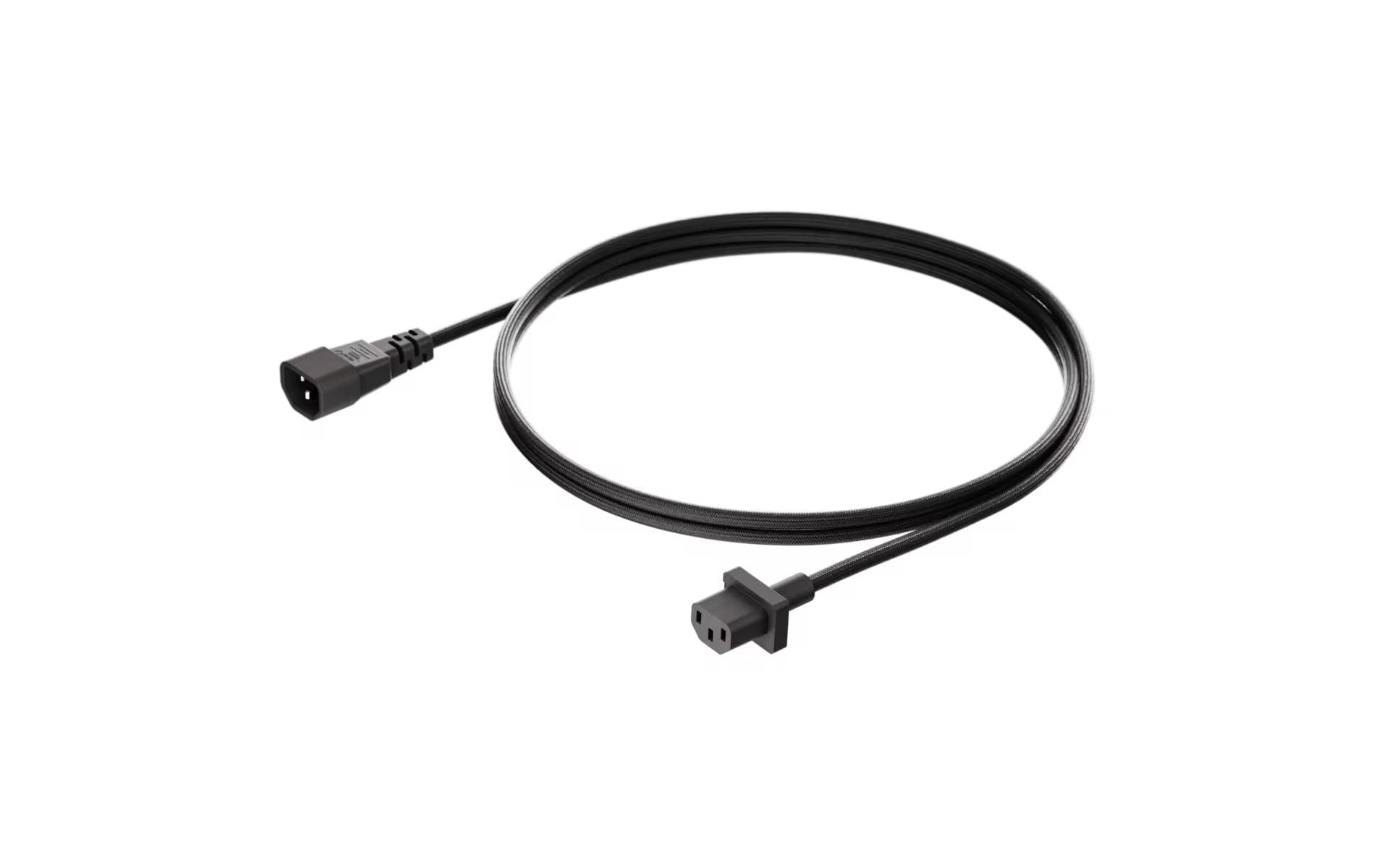 Ubiquiti Netzkabel – IEC C14 zu IEC C13, 1,8 m, 250 V/10 A, schwarz