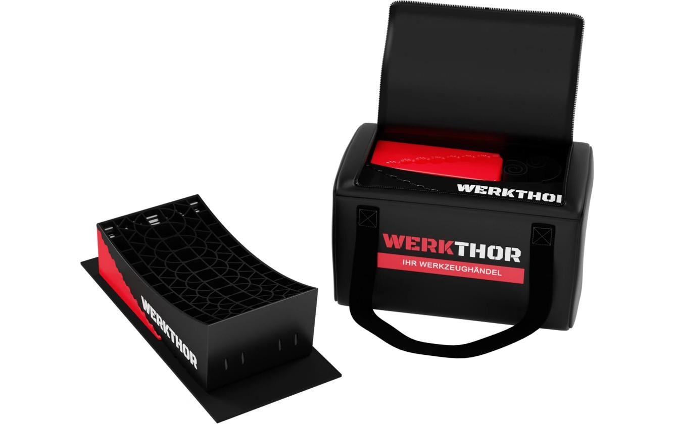 Werkthor Auffahrkeile – Breite 154 mm, Tragkraft bis 13,5 t, inkl. Transporttasche