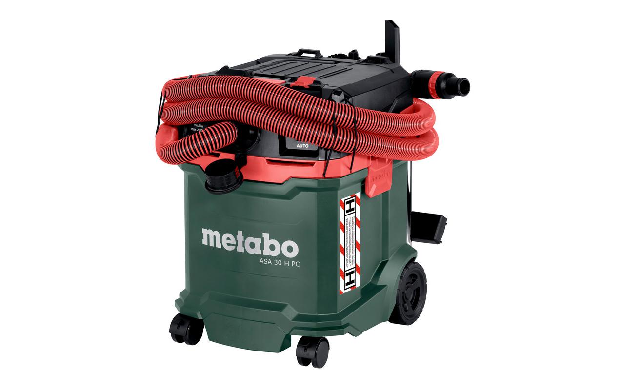 Metabo Absauganlage ASA 30 H PC – 1200 W, 30 l, Netzbetrieb, Schlauch 3,2 m
