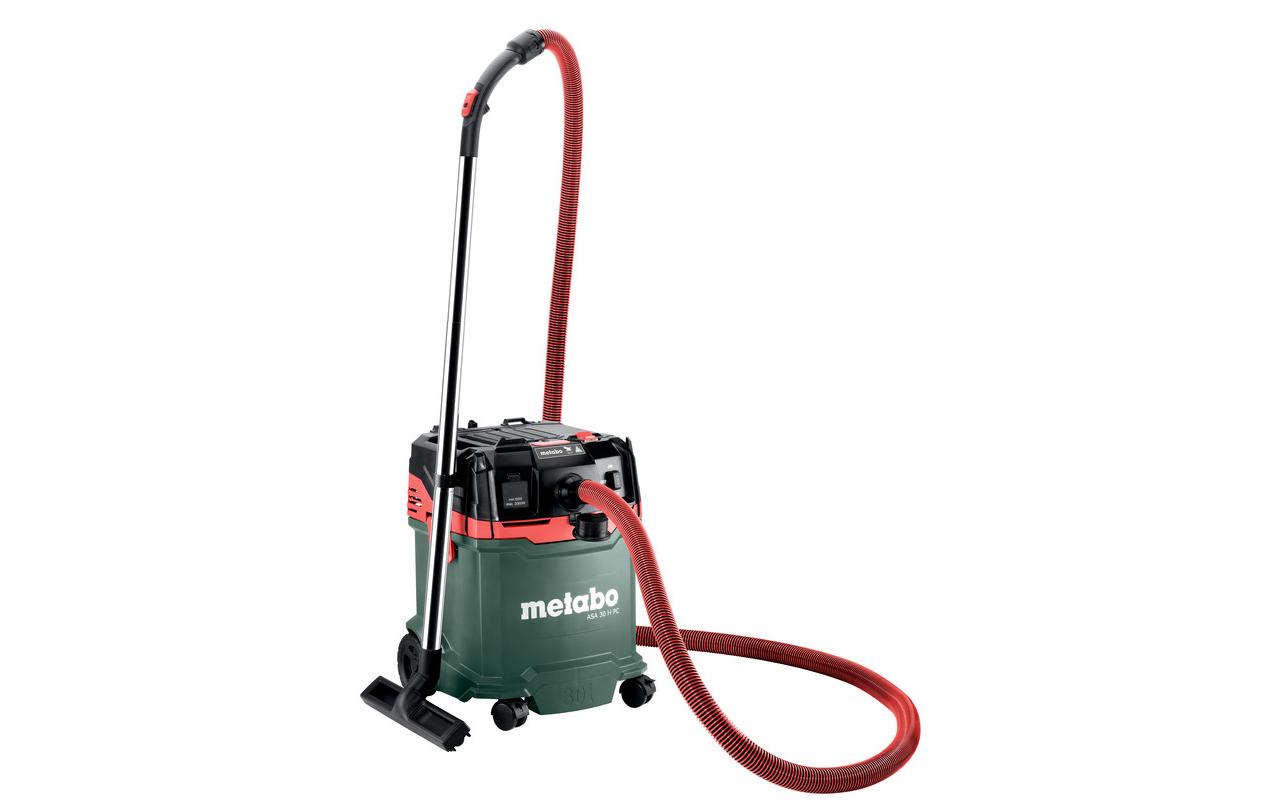 Metabo Absauganlage ASA 30 H PC – 1200 W, 30 l, Netzbetrieb, Schlauch 3,2 m