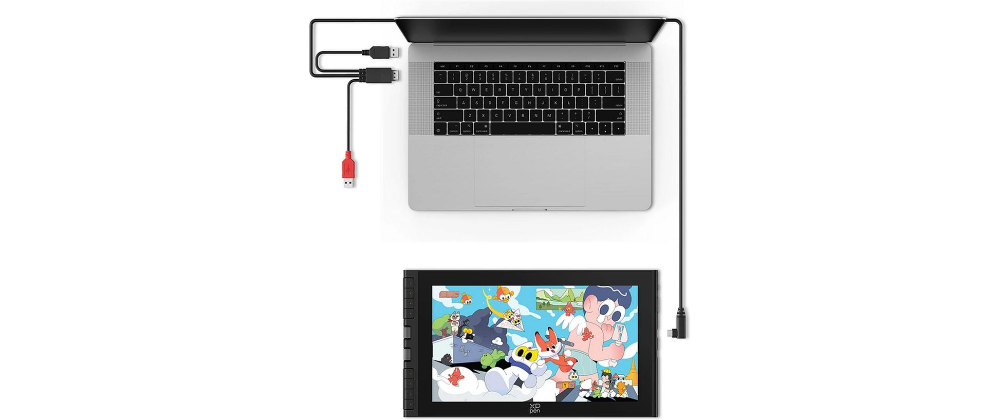 XPPen XP-PEN – Stiftdisplay Artist 12 V3, schwarz, für ChromeOS