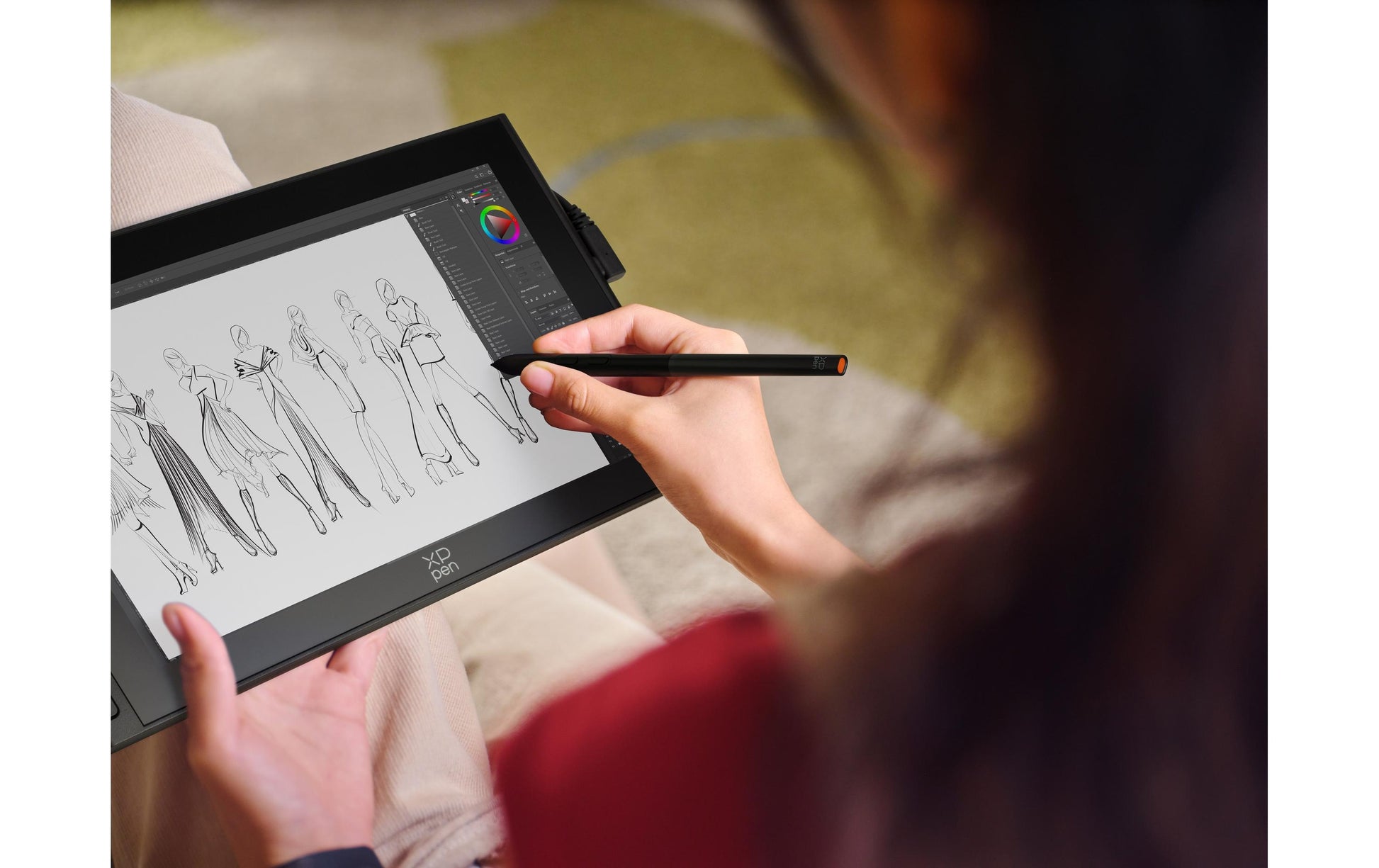 XPPen XP-PEN – Stiftdisplay Artist 12 V3, schwarz, für ChromeOS