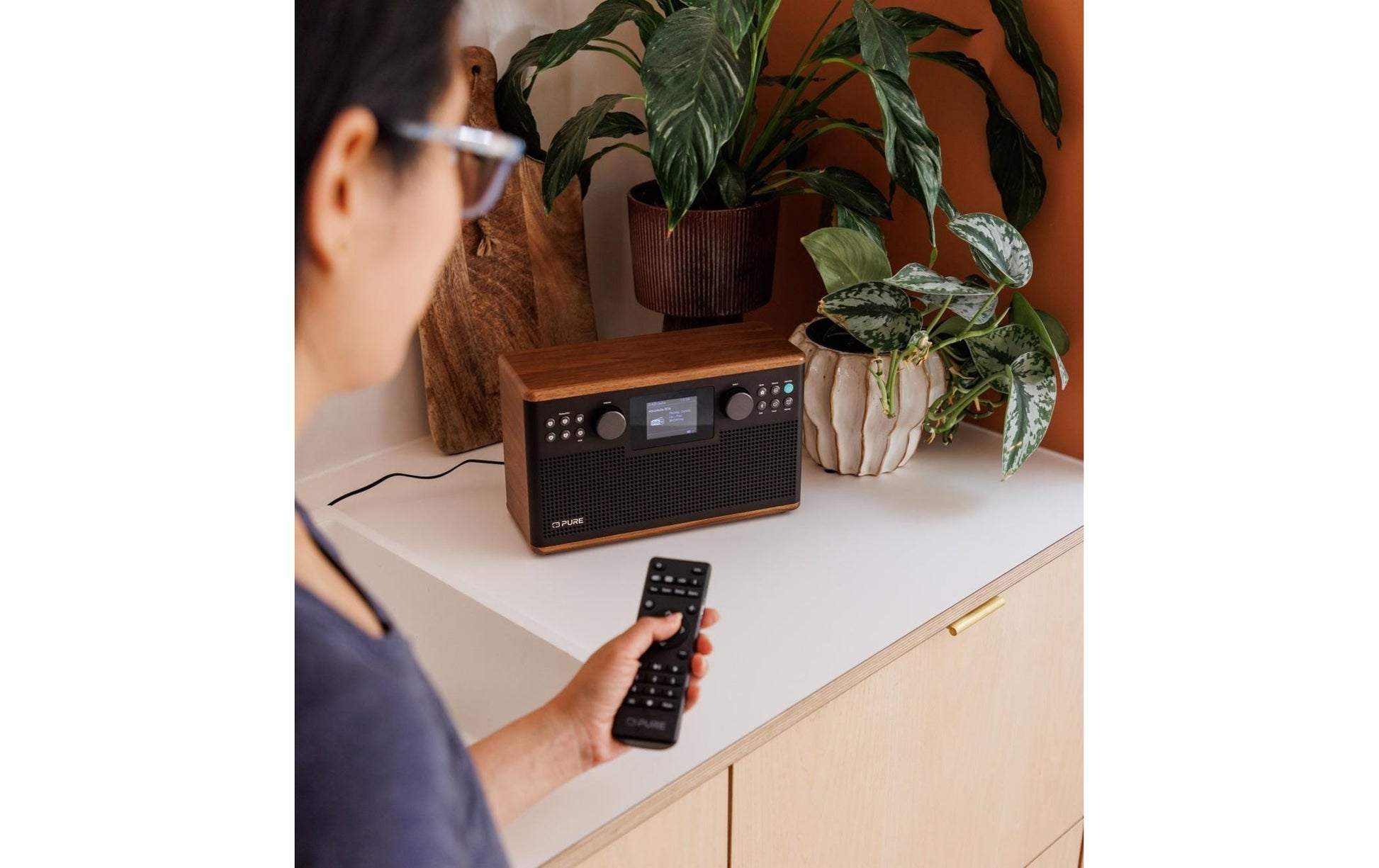 Pure Classic H6 – DAB-/Internetradio – Tischradio – DAB+, Bluetooth – Schwarz