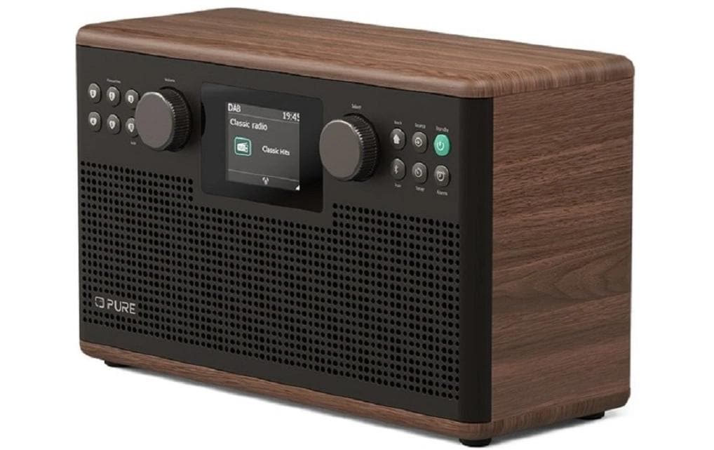 Pure Classic H6 – DAB-/Internetradio – Tischradio – DAB+, Bluetooth – Schwarz