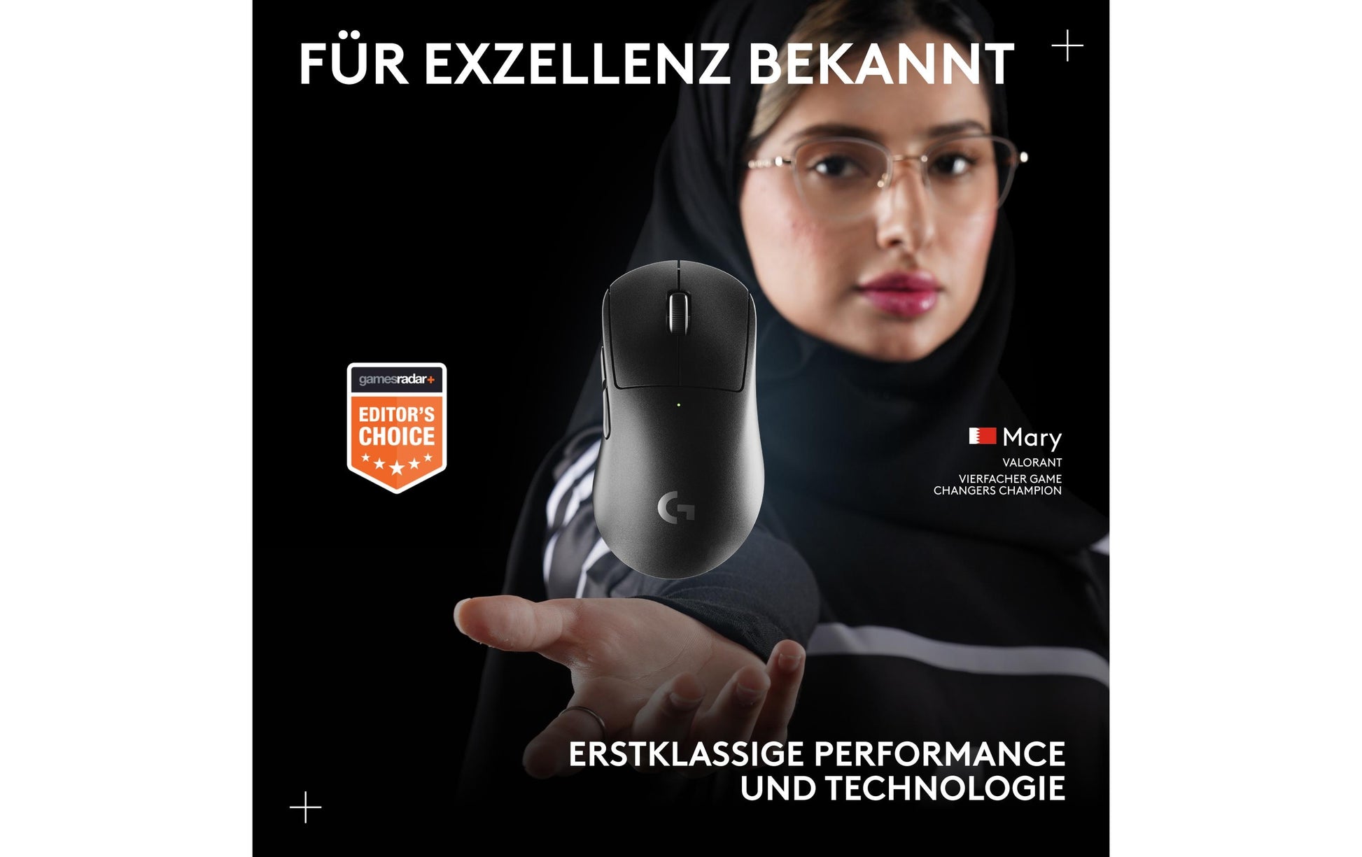 Logitech G PRO X SUPERLIGHT 2 DEX – Gaming-Maus – Kabellos (2,4 GHz), 44000 DPI, Rechts, Pink