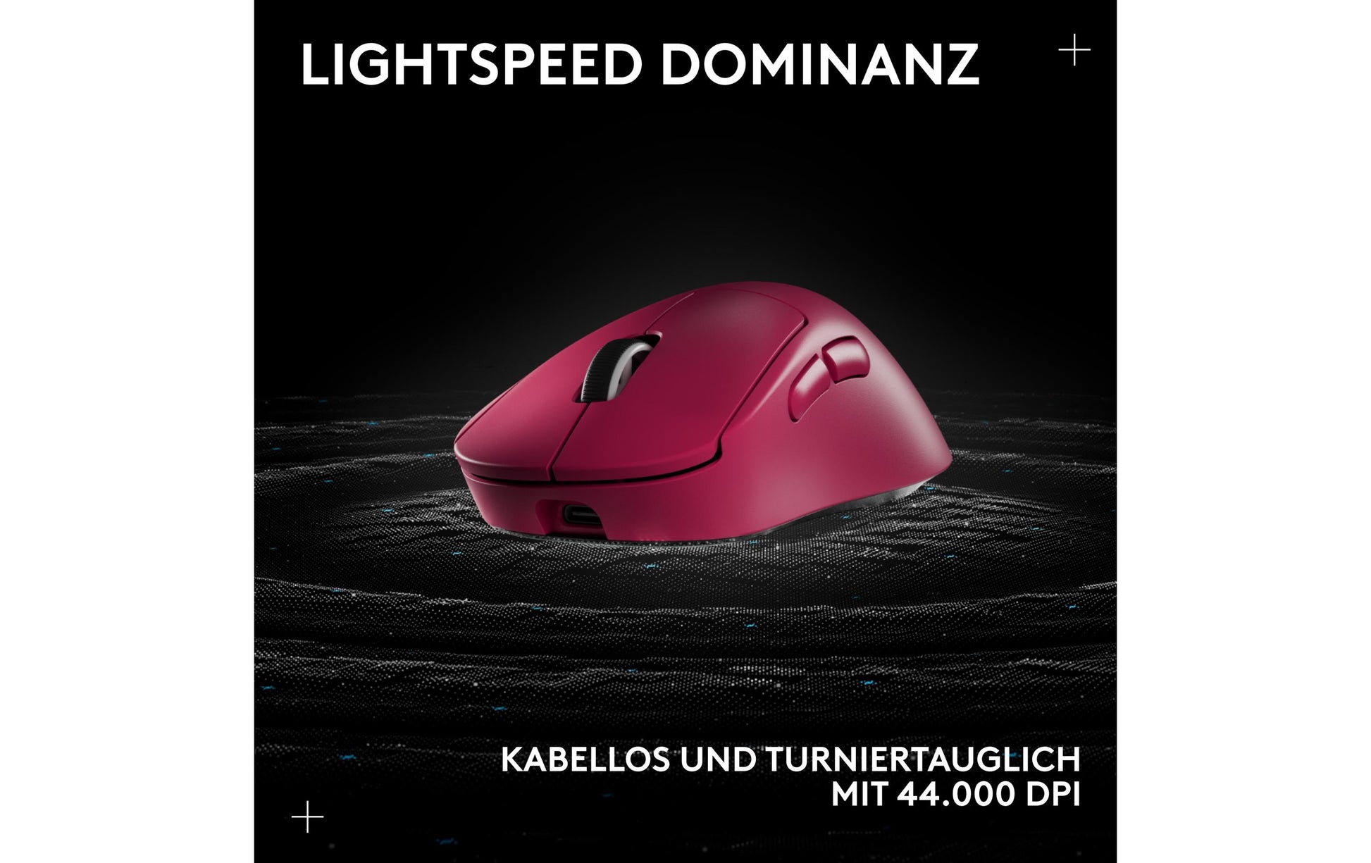 Logitech G PRO X SUPERLIGHT 2 DEX – Gaming-Maus – Kabellos (2,4 GHz), 44000 DPI, Rechts, Pink