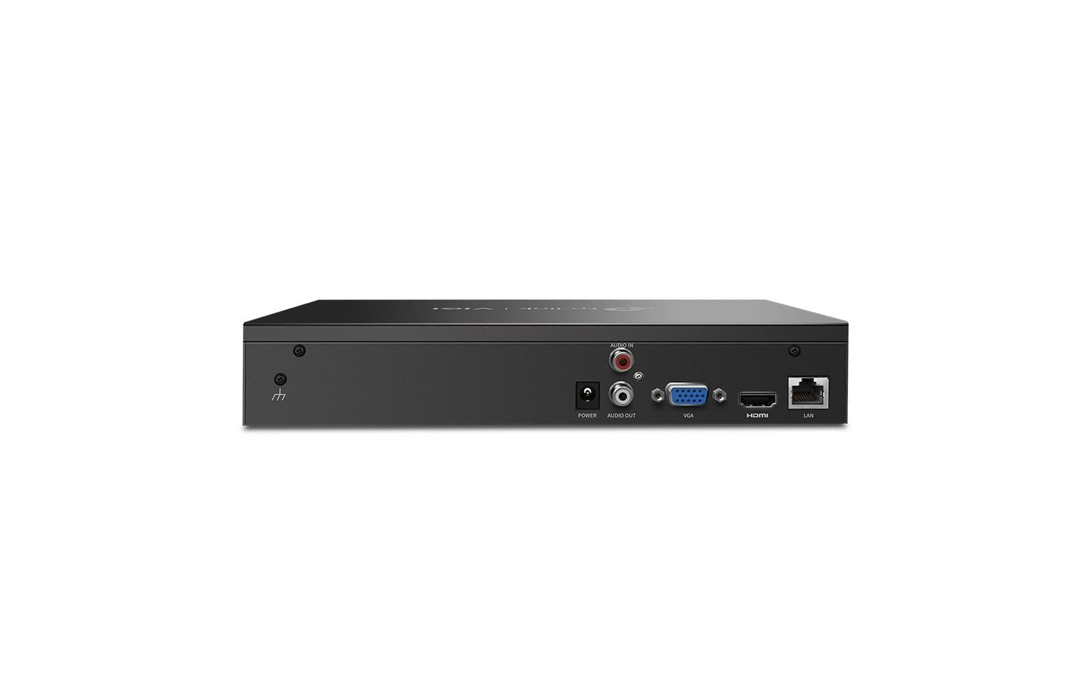 TP-Link VIGI NVR1016H Netzwerk-Video-Recorder – 16 Kanäle, 1080p, 10 TB, für ONVIF, schwarz