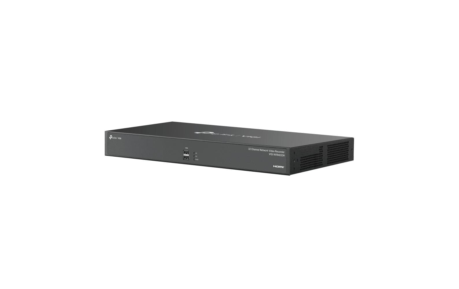TP-Link VIGI NVR1016H Netzwerk-Video-Recorder – 16 Kanäle, 1080p, 10 TB, für ONVIF, schwarz