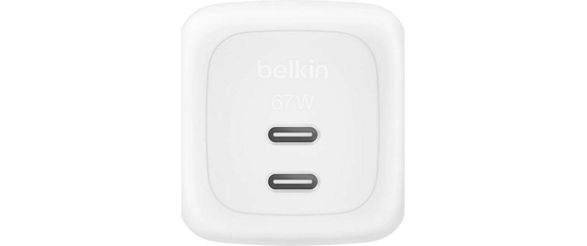 Belkin BOOSTCHARGE Ladegerät – 67 W, 2× USB-C, PD, PPS