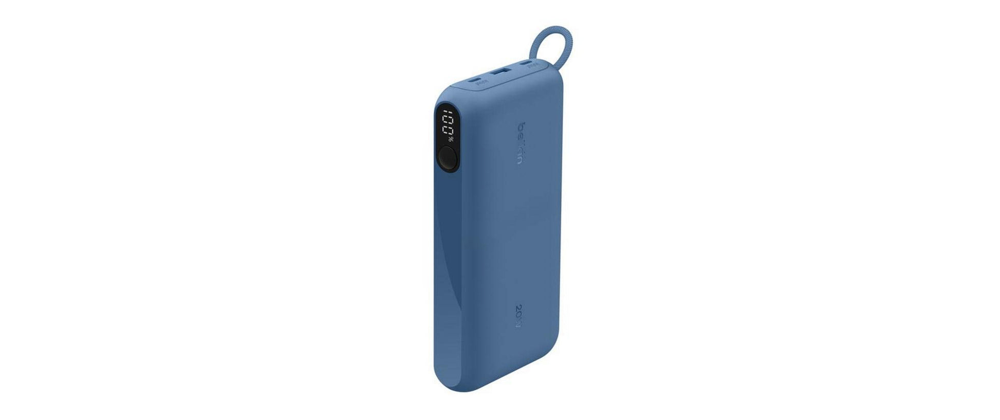 Belkin Powerbank 20000 mAh, PD 20 W, mit Display, Blau