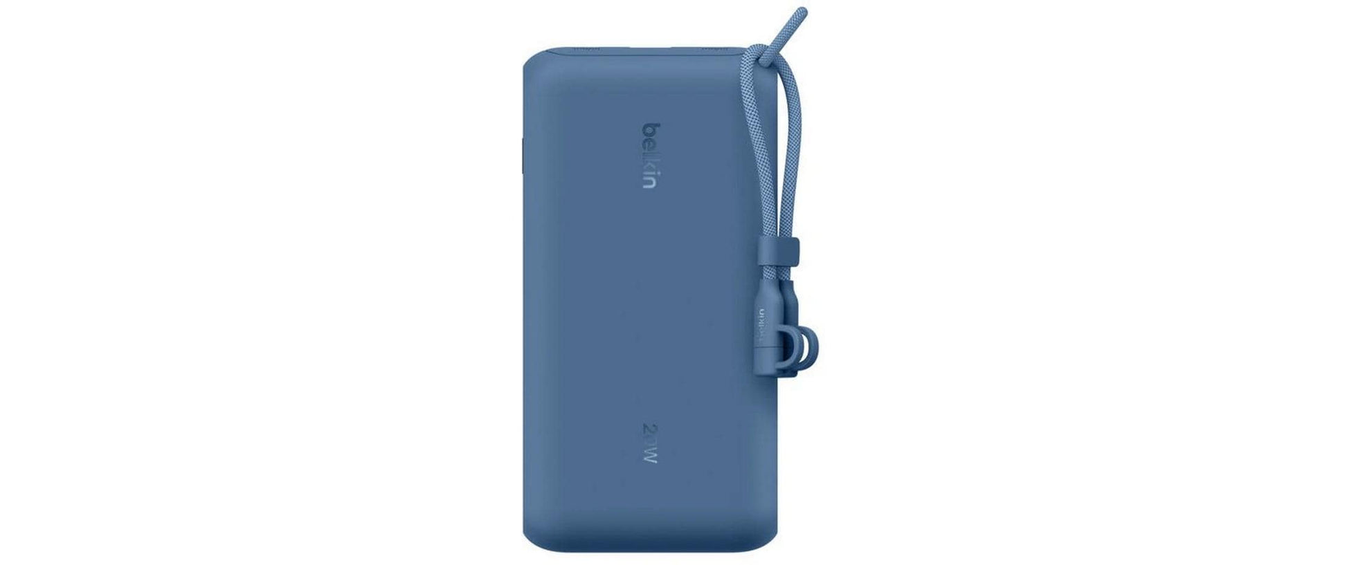 Belkin Powerbank 20000 mAh, PD 20 W, mit Display, Blau