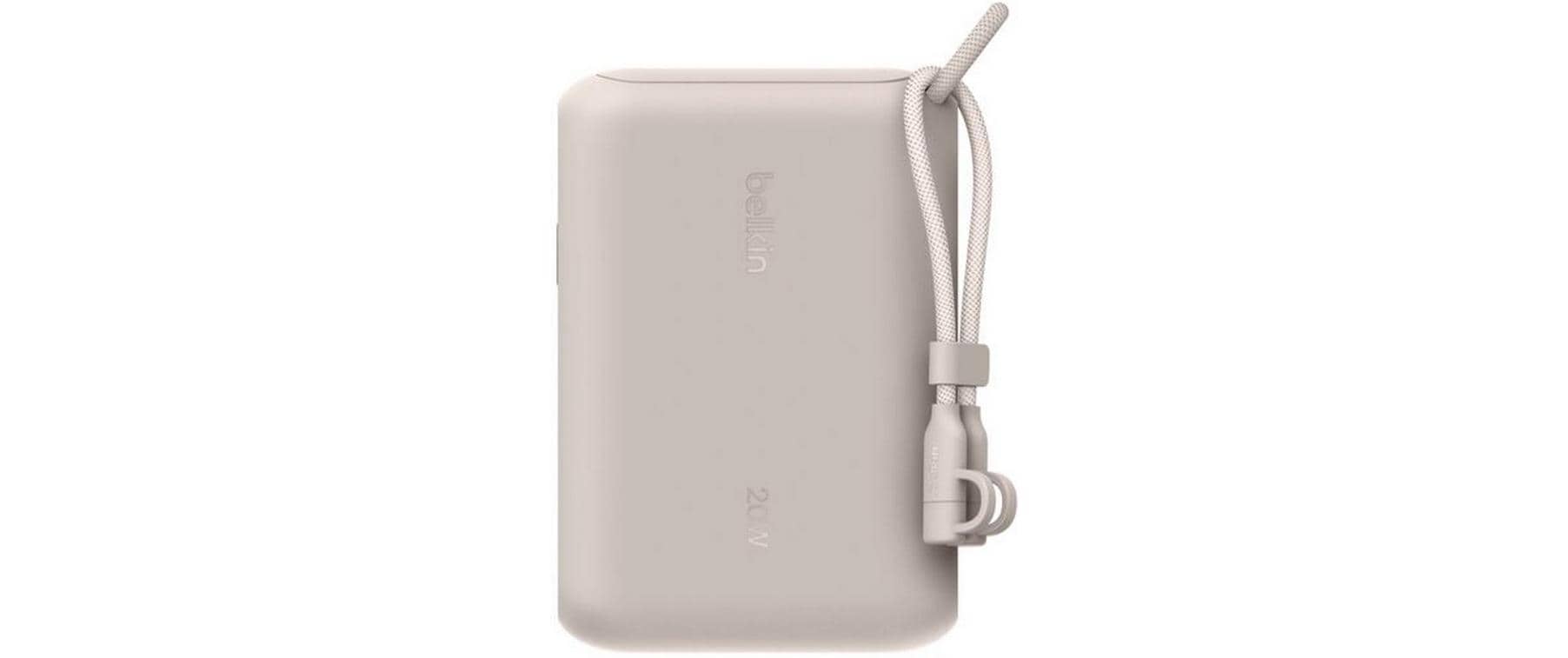 Belkin Powerbank 10000 mAh, PD 20 W, mit Display, Sand