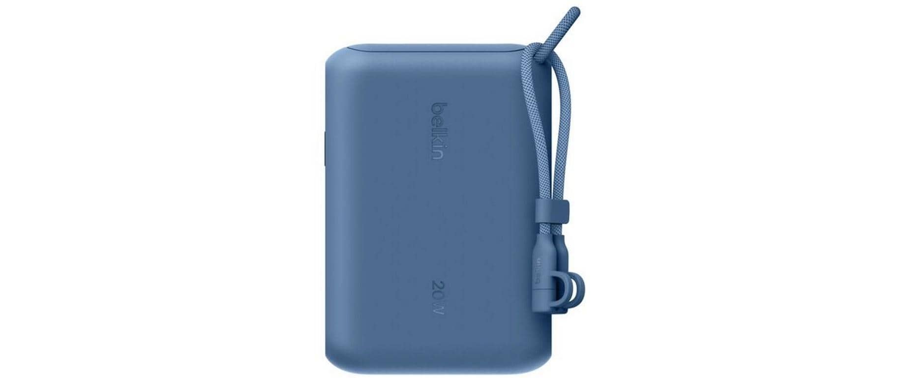 Belkin Powerbank 10000 mAh, PD 20 W, mit Display, Blau