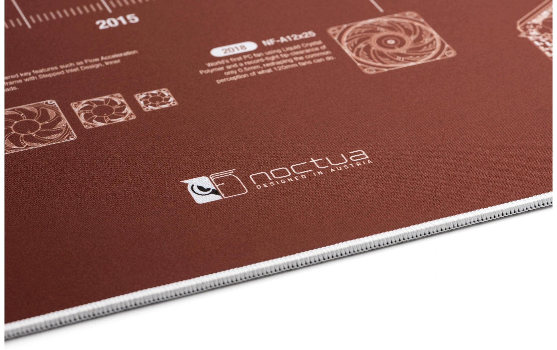 Noctua NP-DM2 Schreibtischunterlage – 400 × 900 mm, Dicke 4 mm, Braun