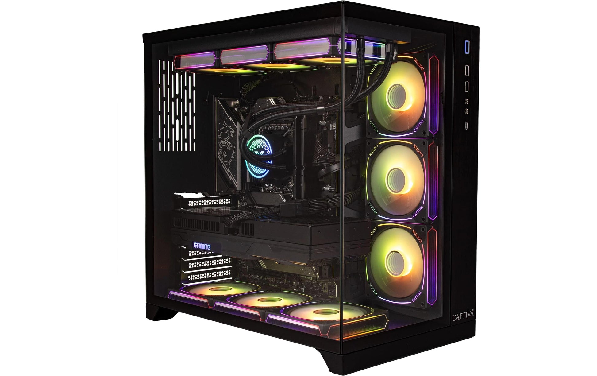 Captiva R89-724 Tower – AMD Ryzen 7 9800X3D, 64 GB RAM, 2 TB SSD, Windows 11 Home