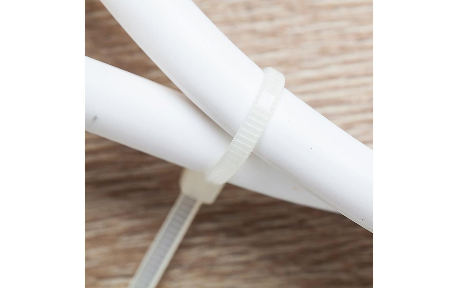 EASYmaxx Kabelbinder, 100×2,5 mm, 700 Stk. – weiss