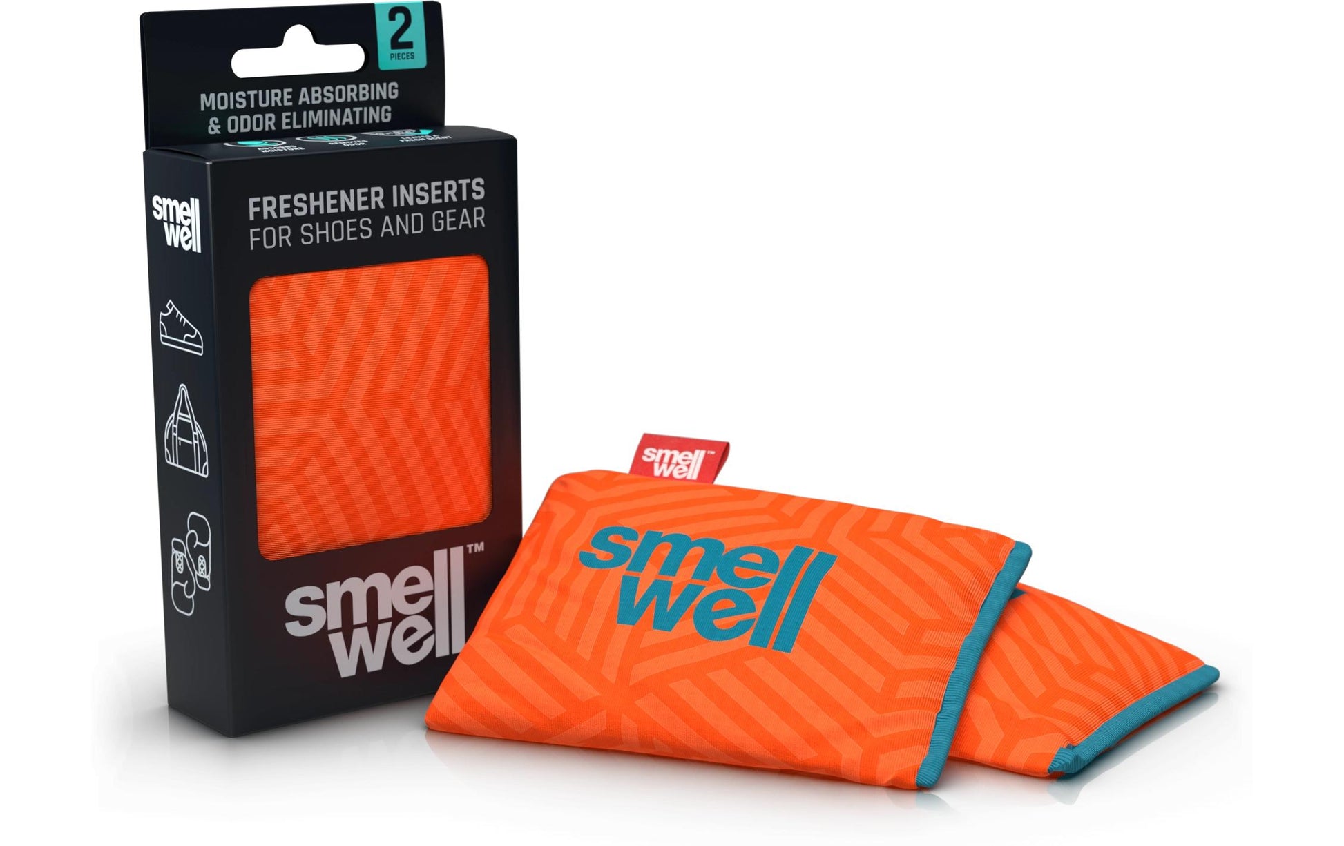 Smell well SmellWell Active – Geruchsneutralisator, Geometric Orange, 2er-Pack