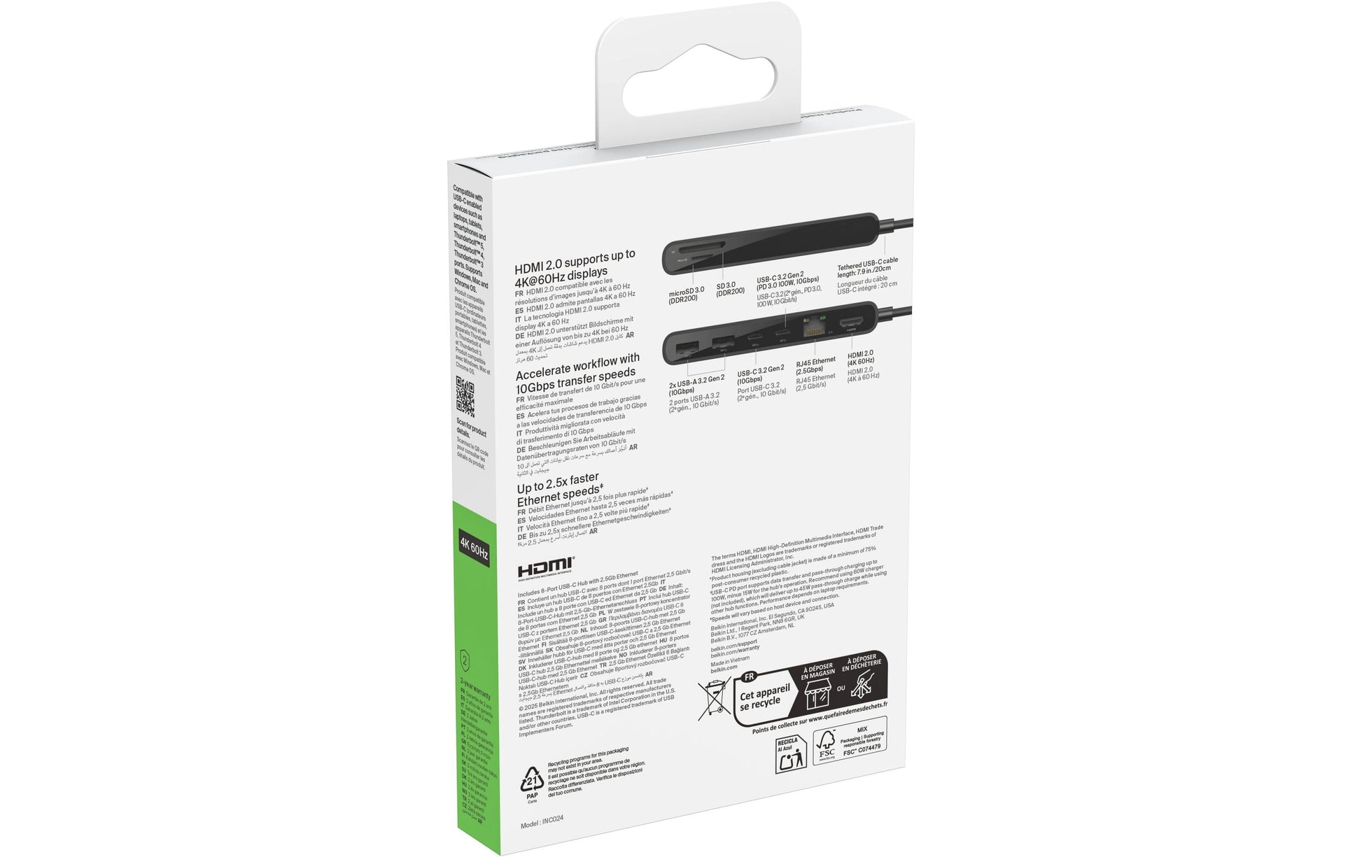 Belkin CONNECT USB-Hub – USB-C