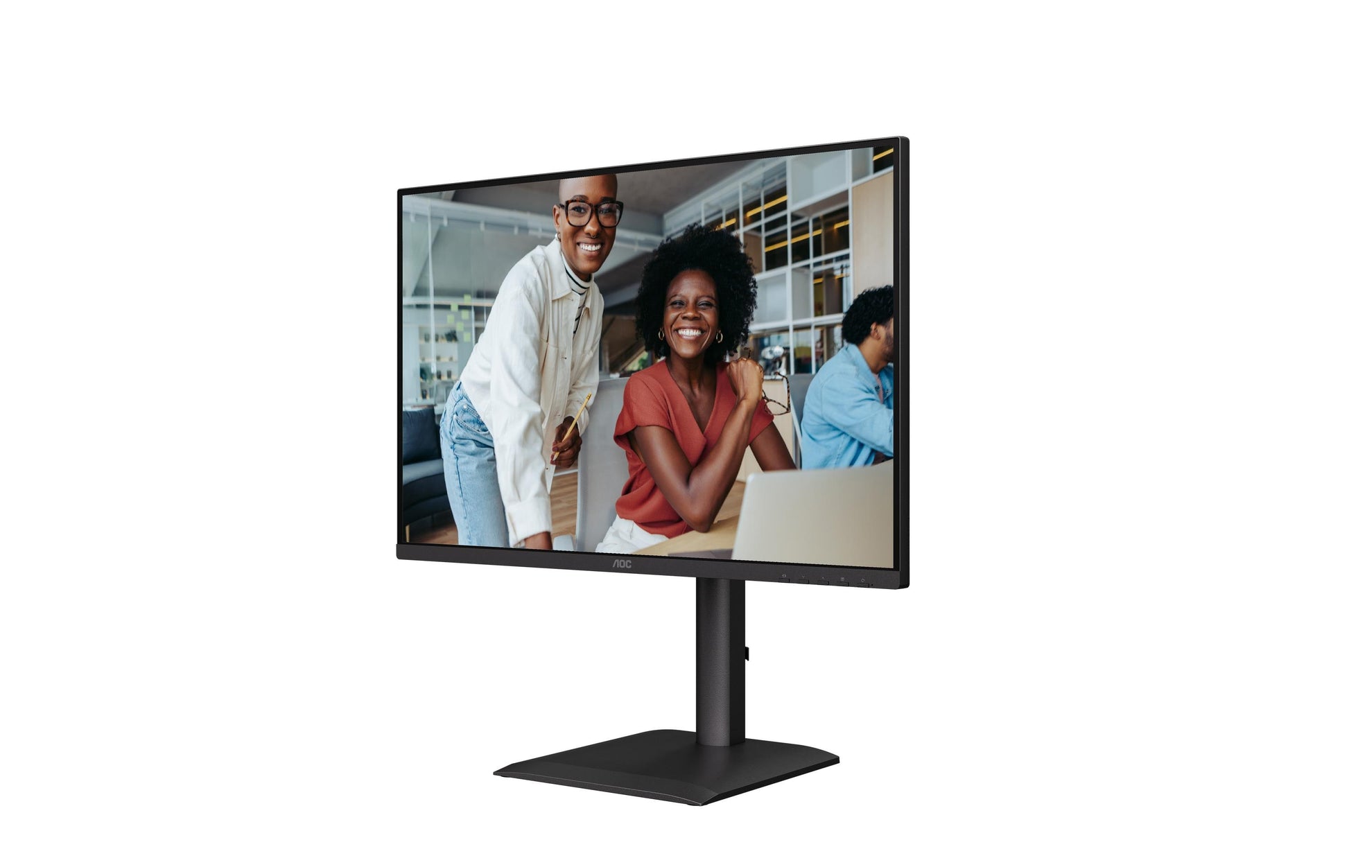 AOC 24X24E4U – Monitor, 24" 1920 × 1200 (WUXGA), IPS, 100 Hz, Lautsprecher, VESA 100 × 100, Schwarz