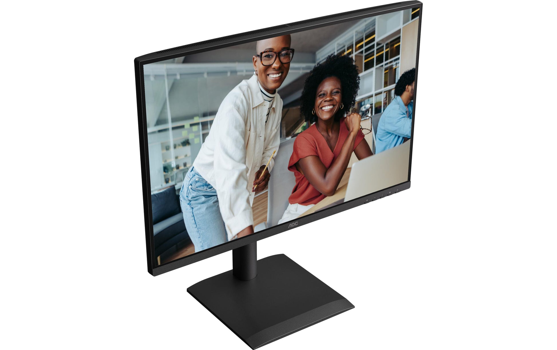 AOC 24X24E4U – Monitor, 24" 1920 × 1200 (WUXGA), IPS, 100 Hz, Lautsprecher, VESA 100 × 100, Schwarz