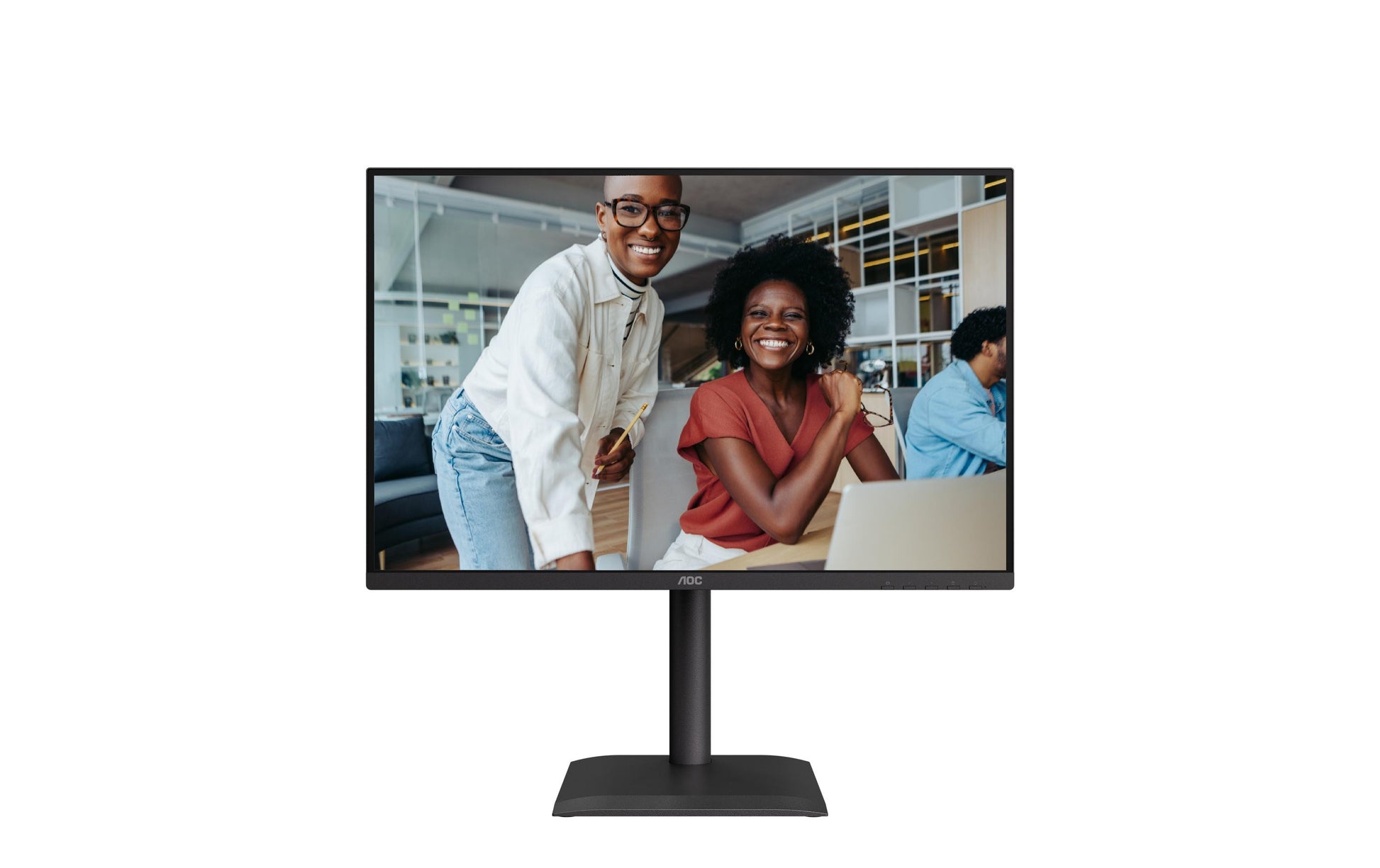AOC 24X24E4U – Monitor, 24" 1920 × 1200 (WUXGA), IPS, 100 Hz, Lautsprecher, VESA 100 × 100, Schwarz